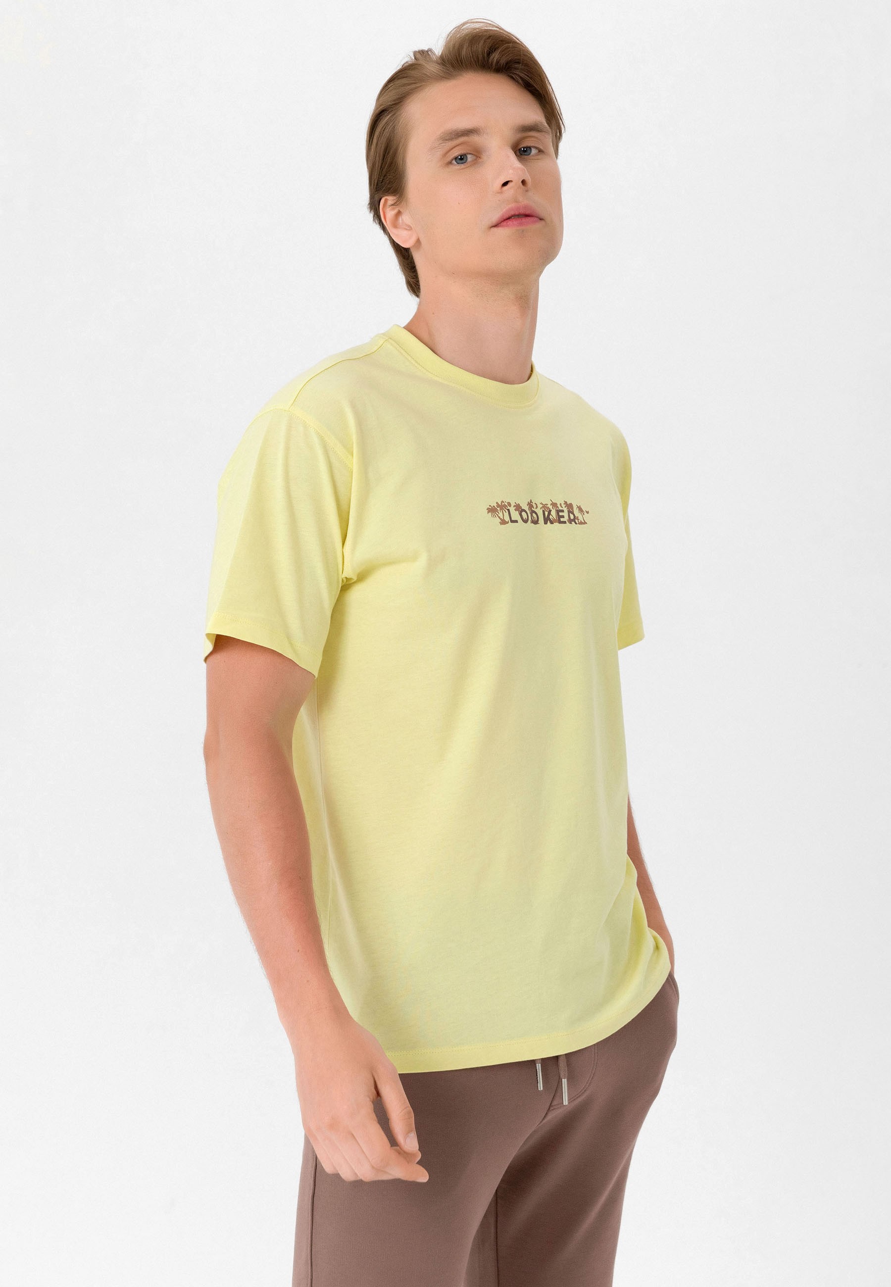 Erkek Baskılı Oversize T-Shirt