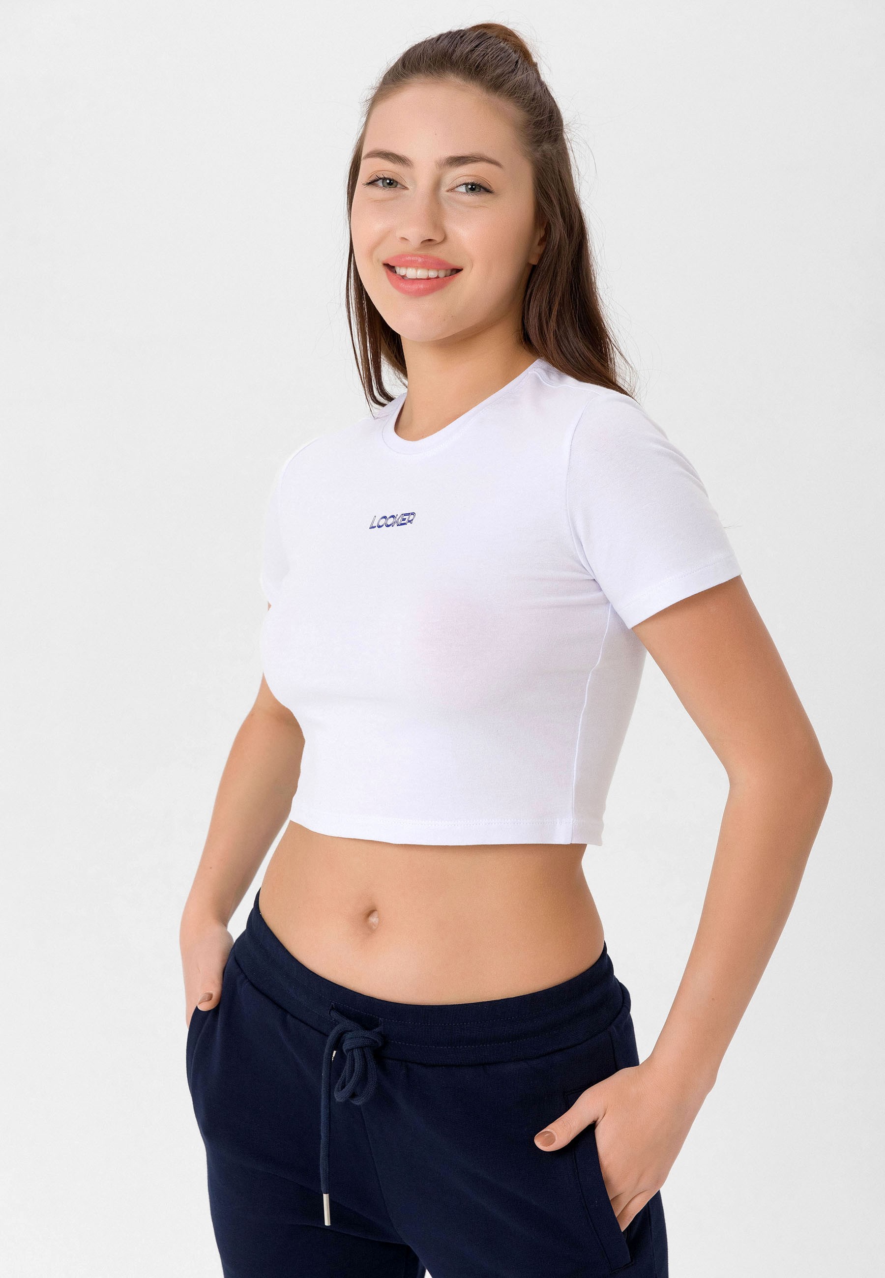 Women's Slim Fit Crop T-Shirt