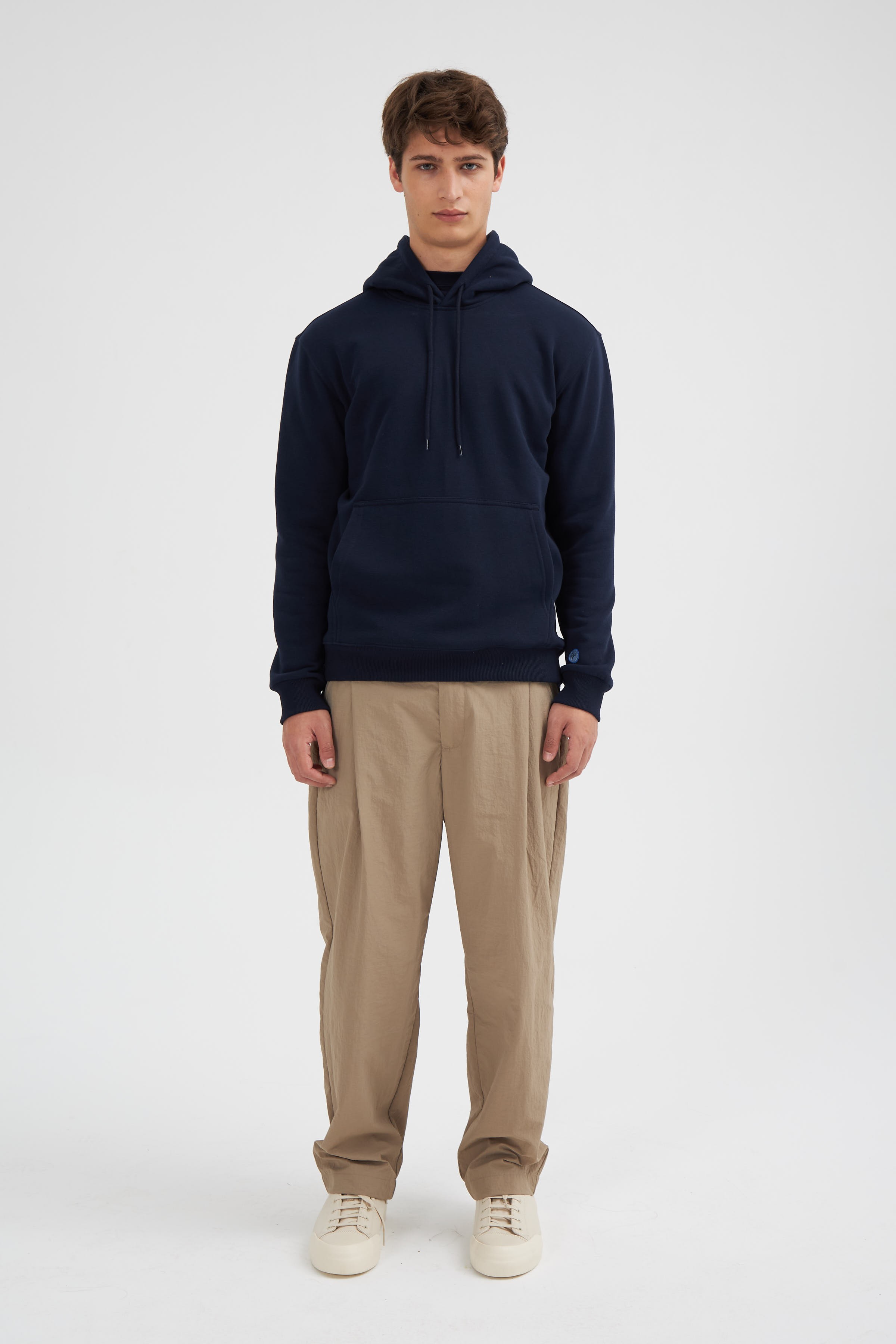 Erkek Basic Kapşonlu Sweatshirt - Hoodie 2024539