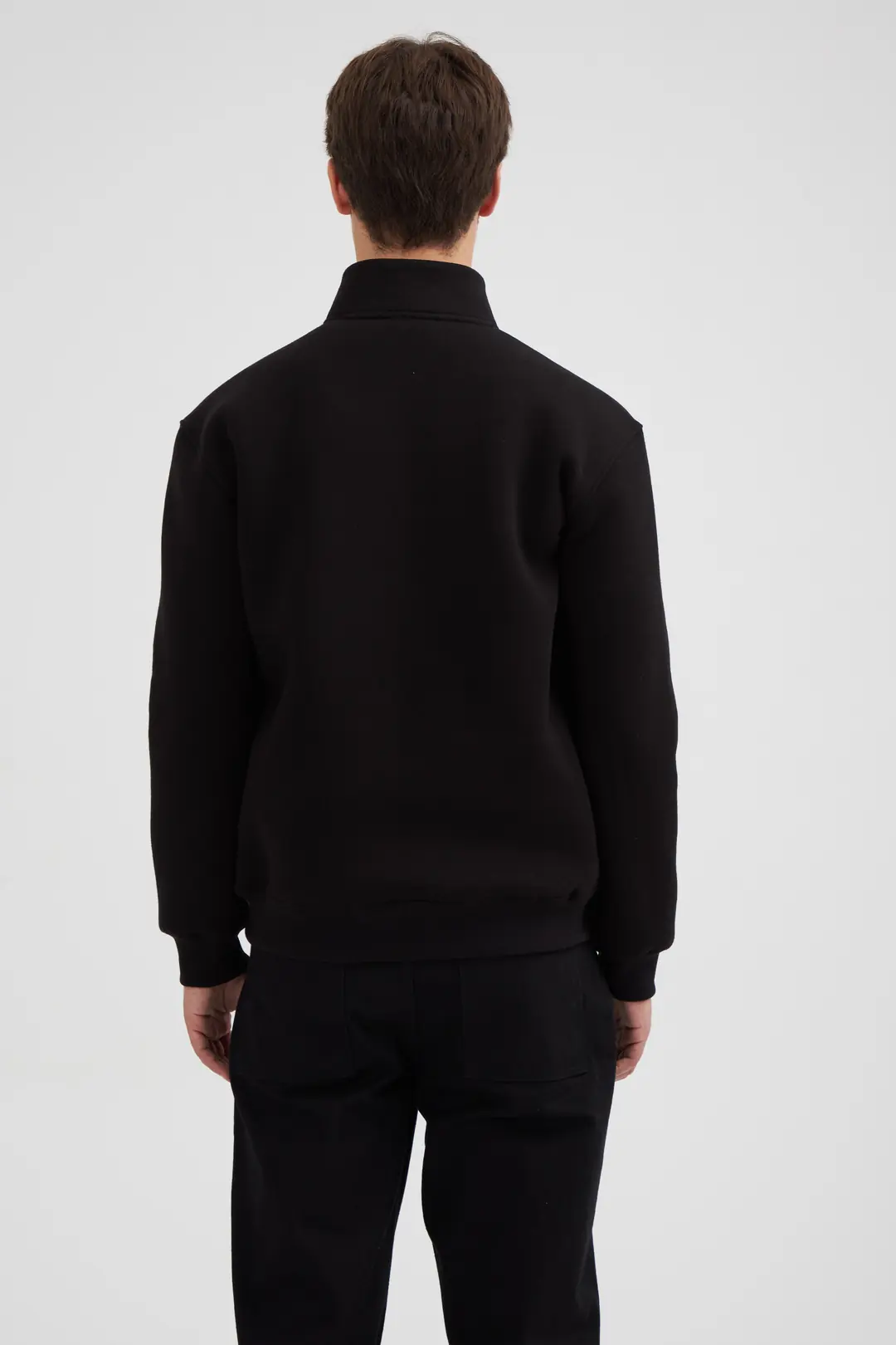Erkek Dik Yaka Fermuarlı Sweat - 2024549
