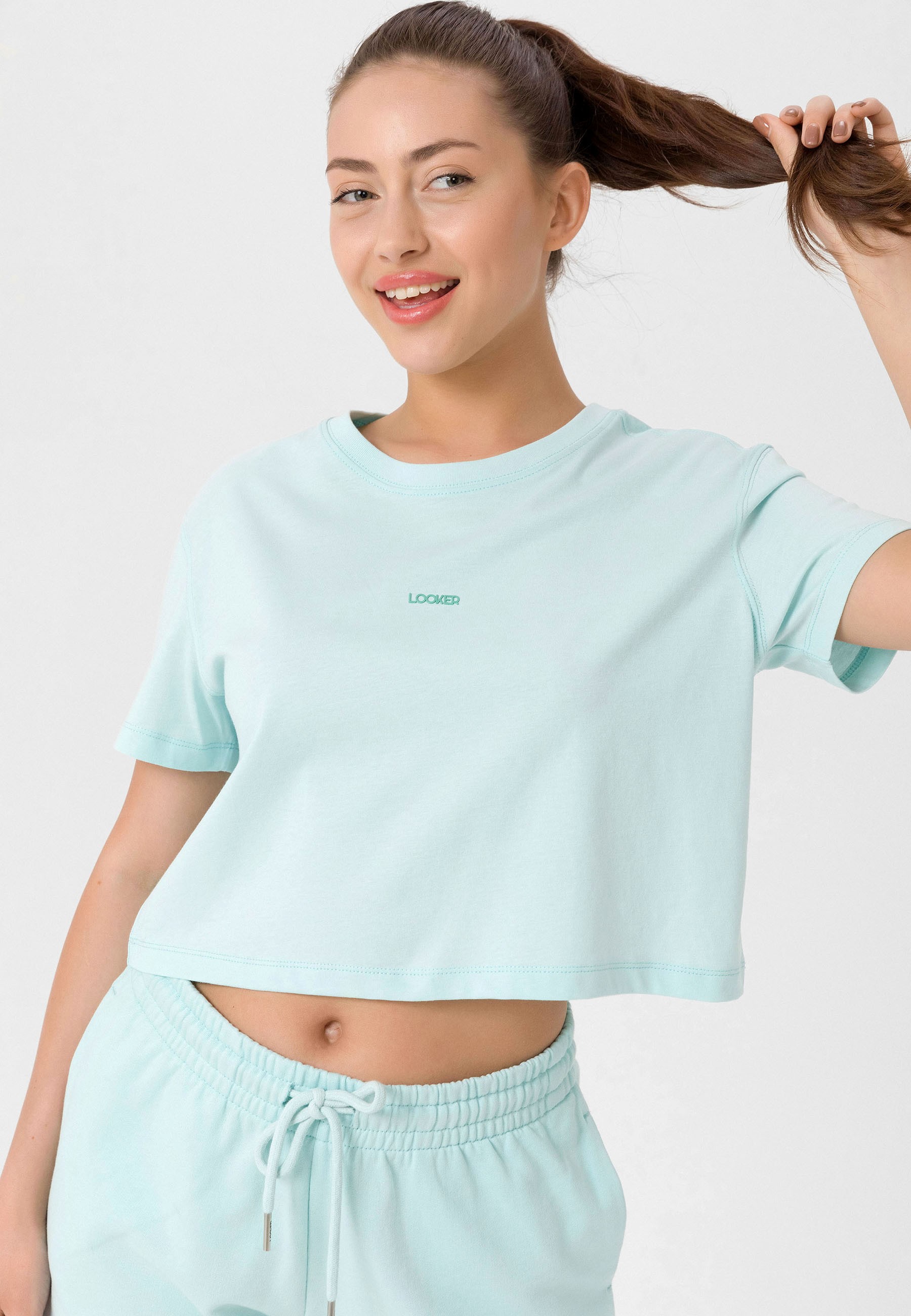 Kadın Oversize Crop T-Shirt