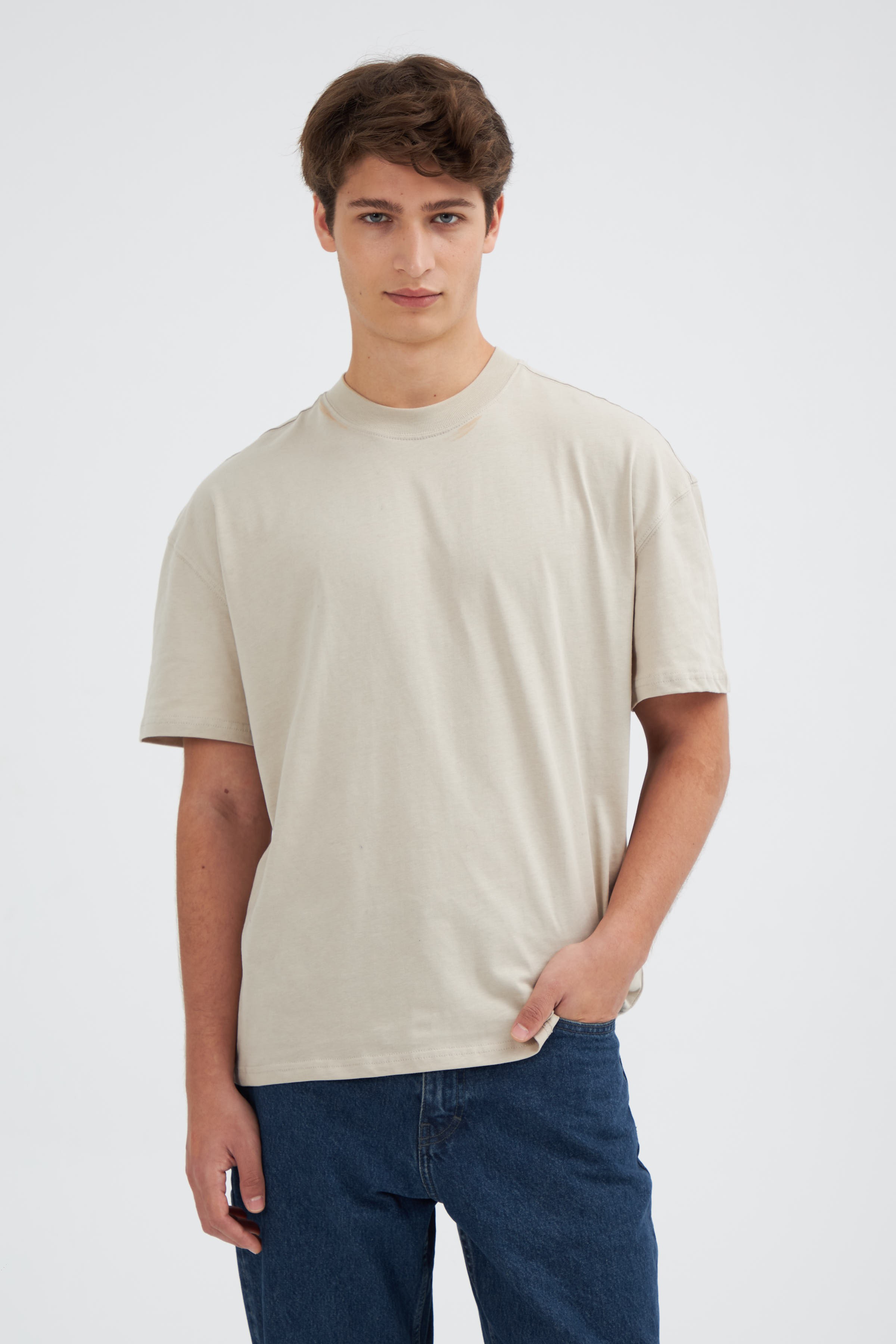 Erkek Oversize Kısa Kol T-Shirt 2024543