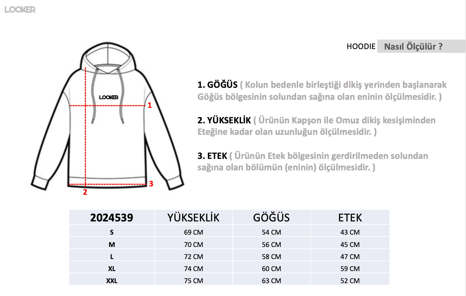 Erkek Basic Kapşonlu Sweatshirt - Hoodie 2024539