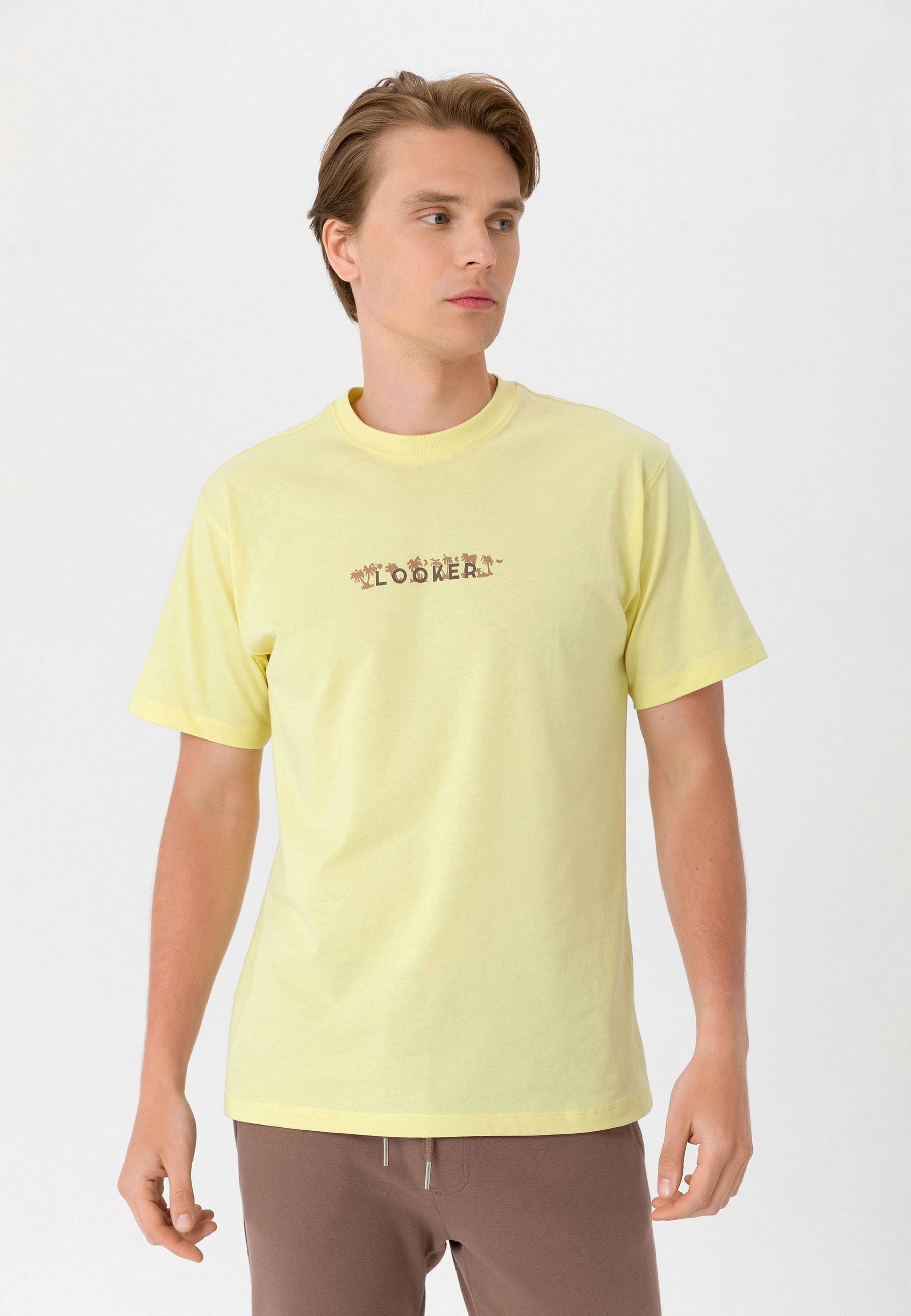 Erkek Baskılı Oversize T-Shirt