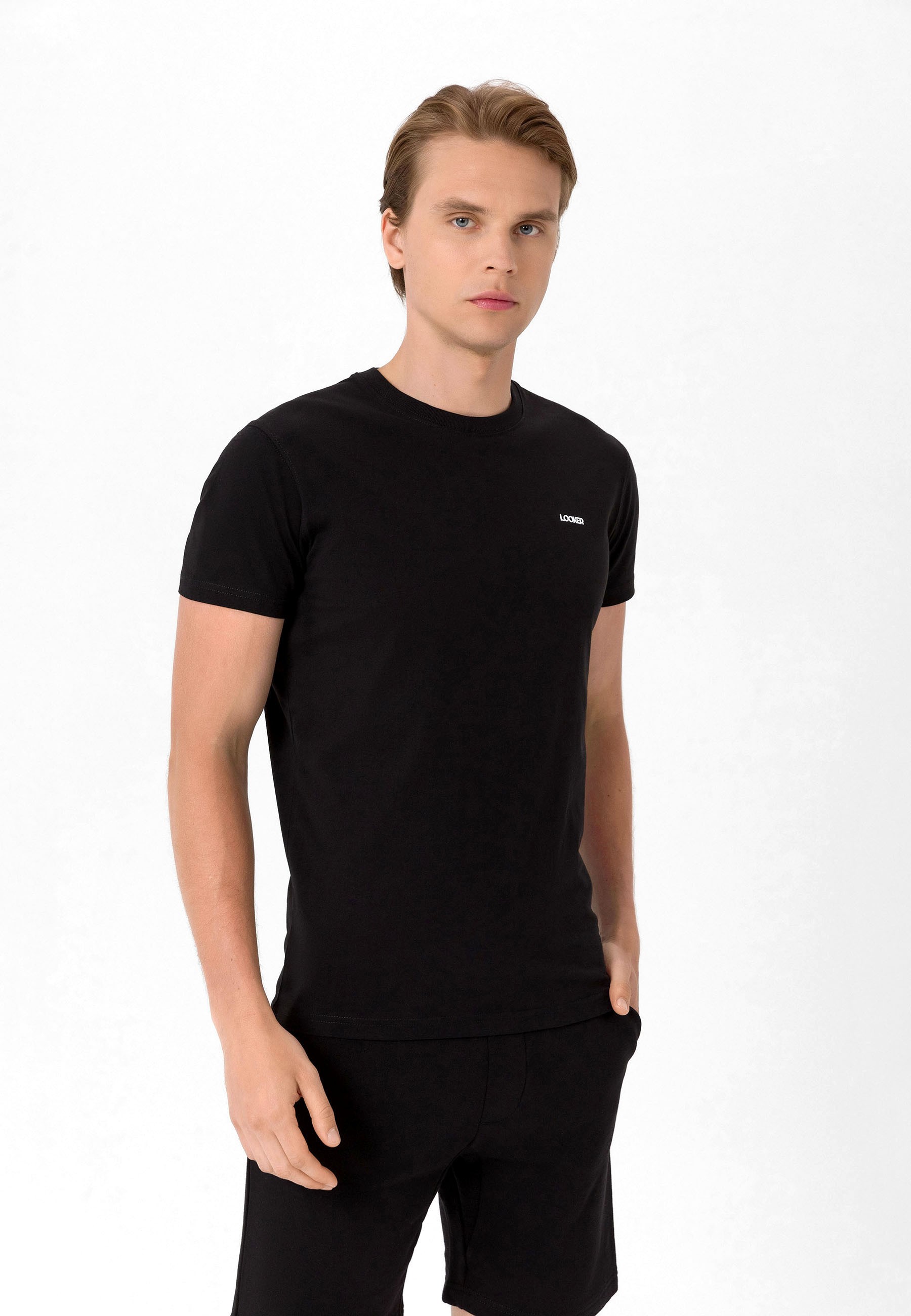 Erkek Basic T-Shirt - Siyah