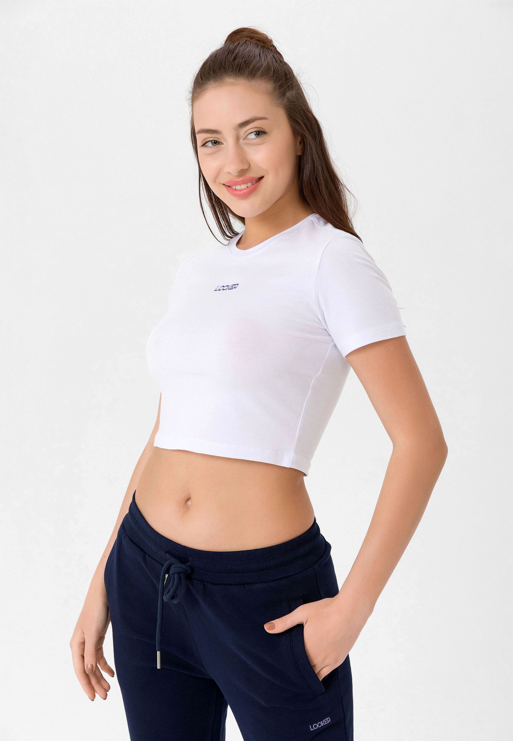 Women's Slim Fit Crop T-Shirt