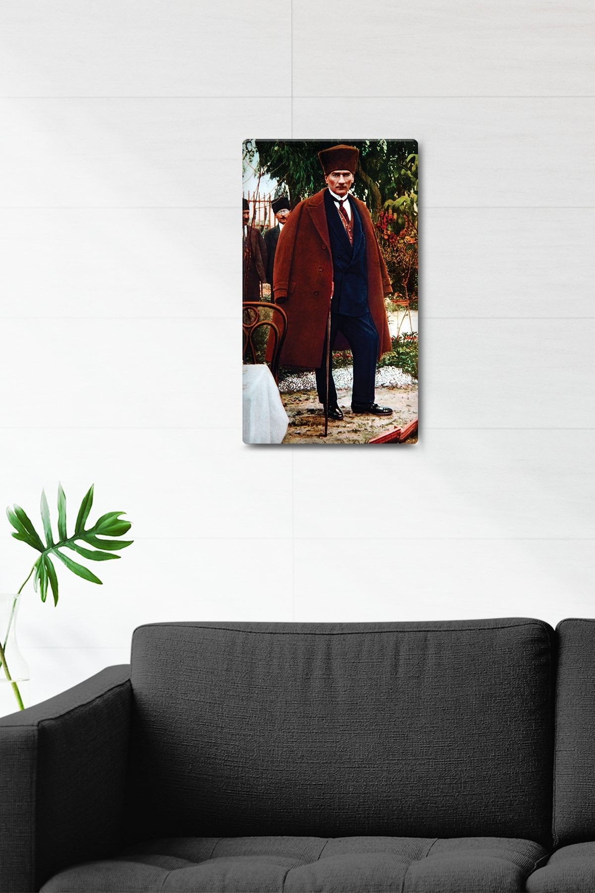Mustafa Kemal Atatürk Cam Tablo | 30cm X 52cm