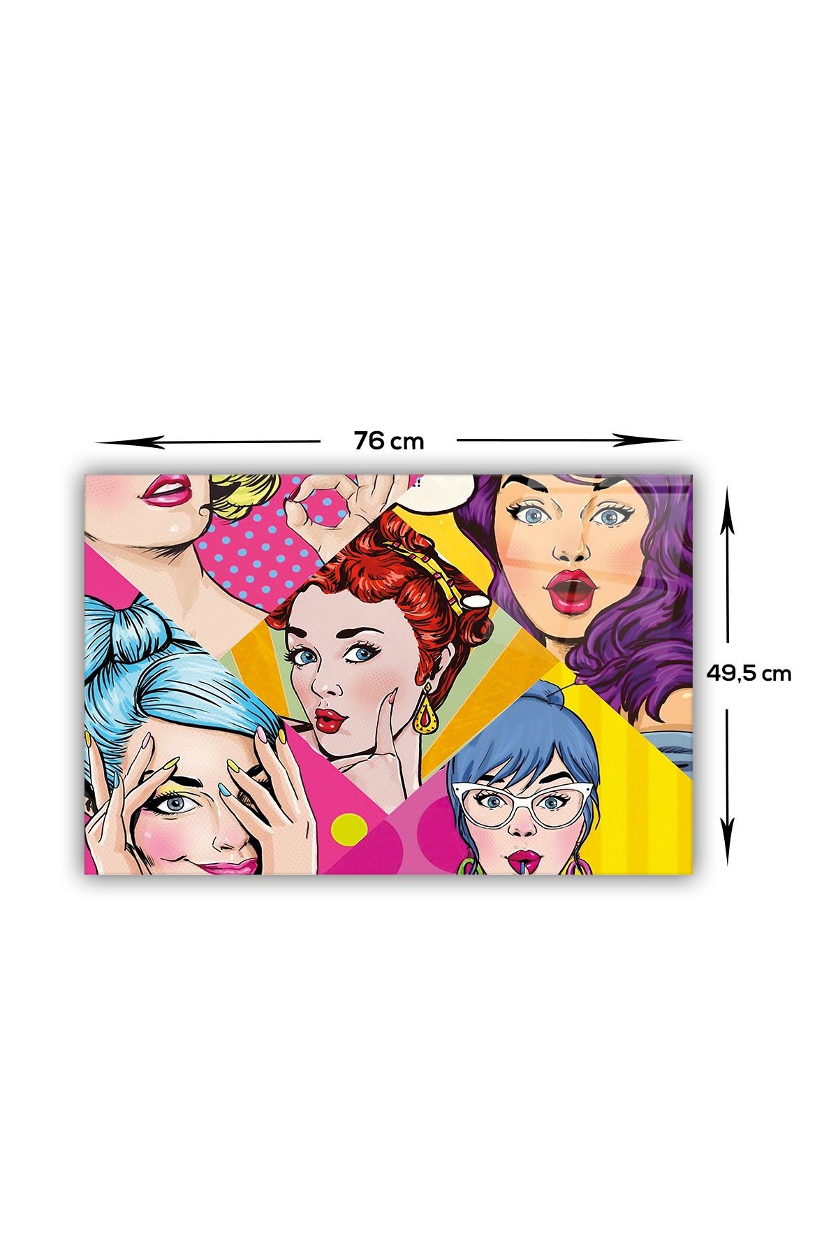 Cam Ocak Arkası Koruyucu | Popart Ladies |
