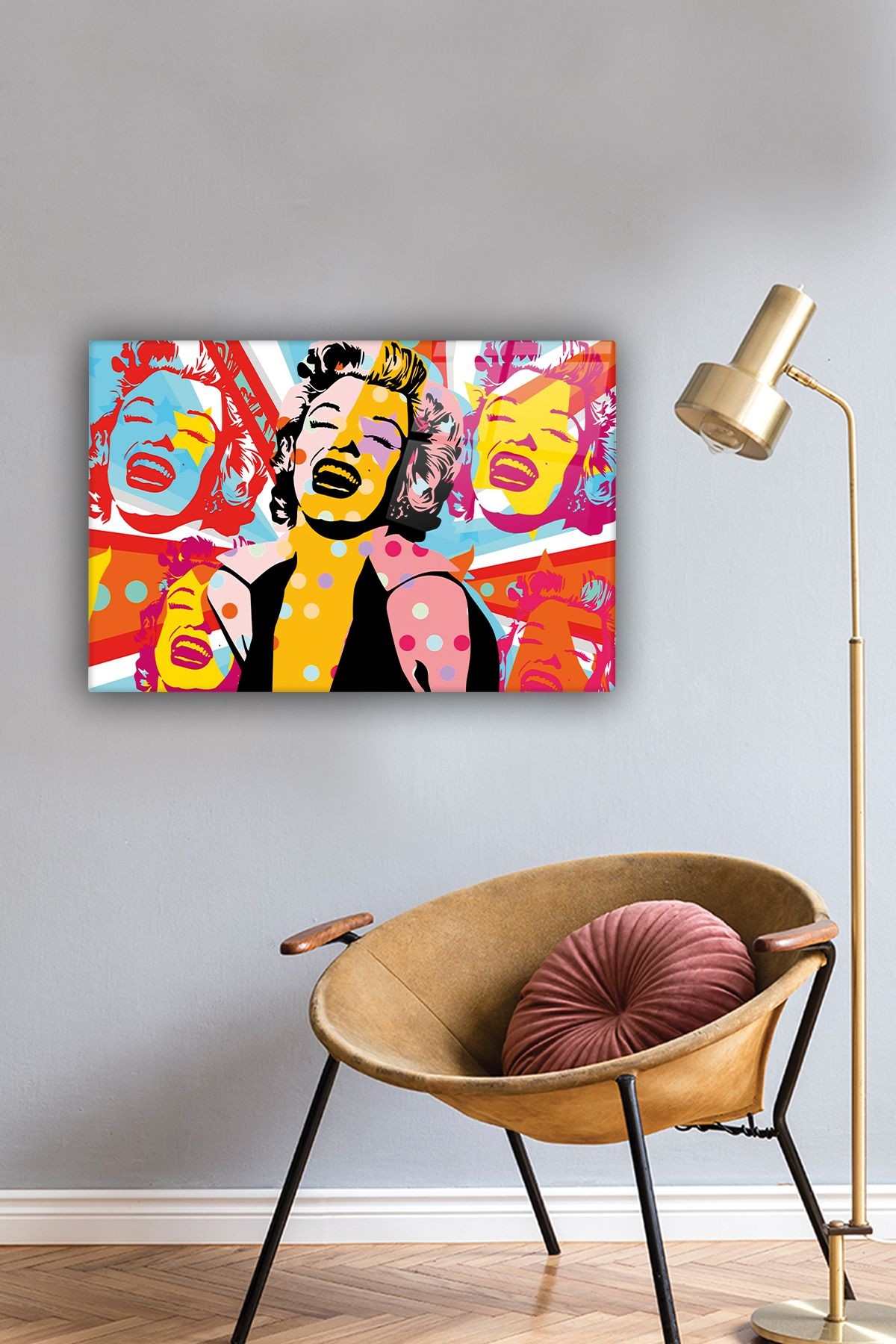 Cam Tablo | Popart Serisi | Marliyn Monroe |