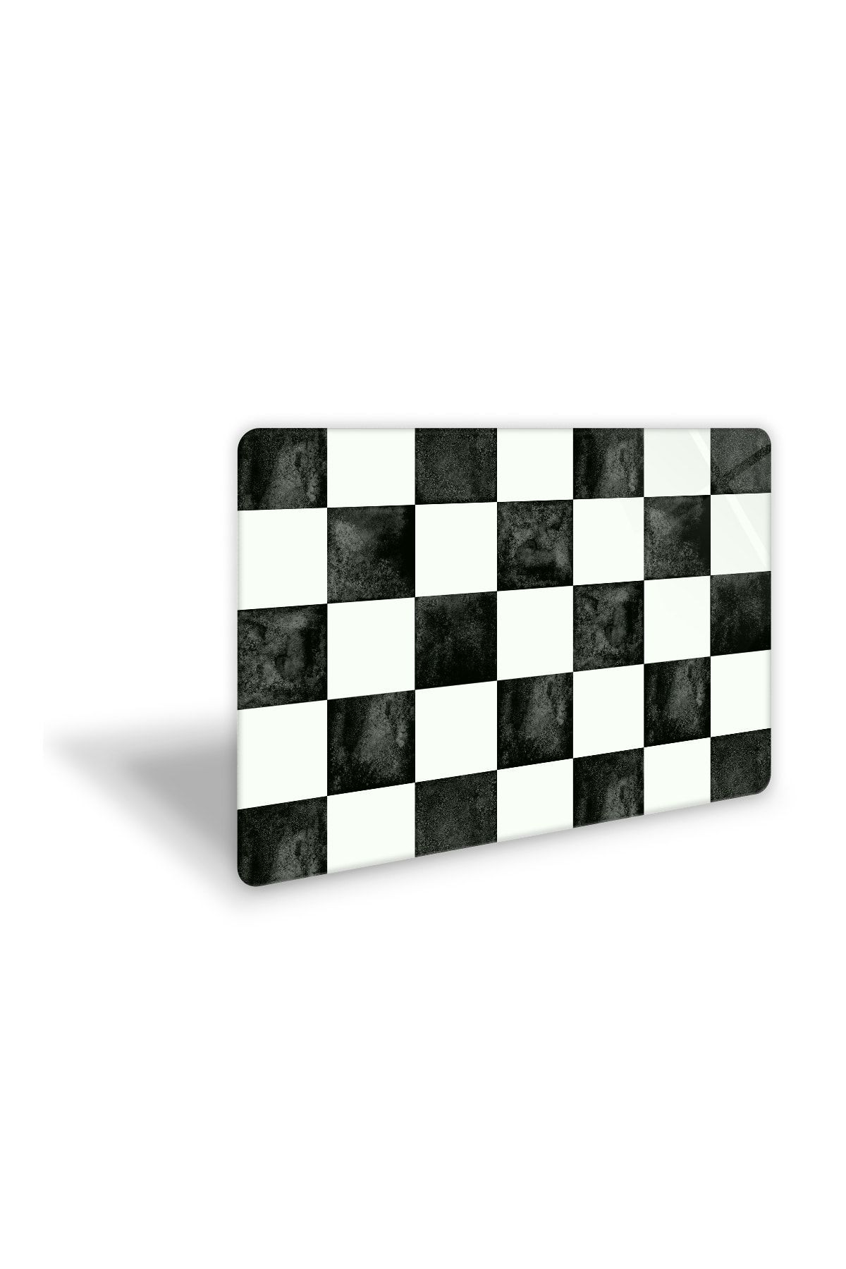 Cam Mum Altlığı | Damalı Desen | 20cm X 30cm