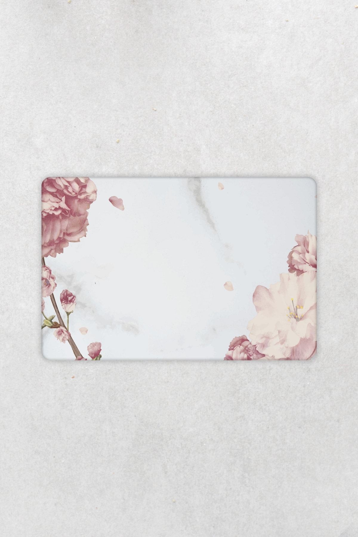 Pudra Pembe Çiçekler | Sunum Camı | 20cm X 30cm
