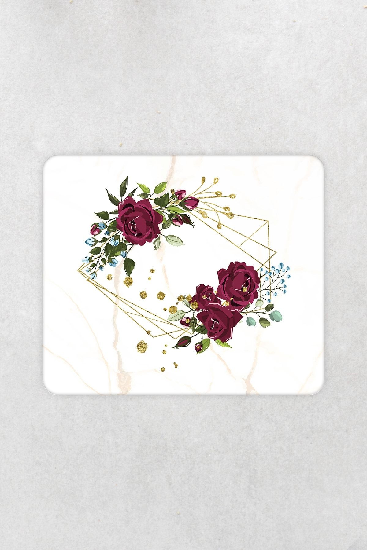 Kırmızı Gül | Sunum Camı | 29cm x 34cm