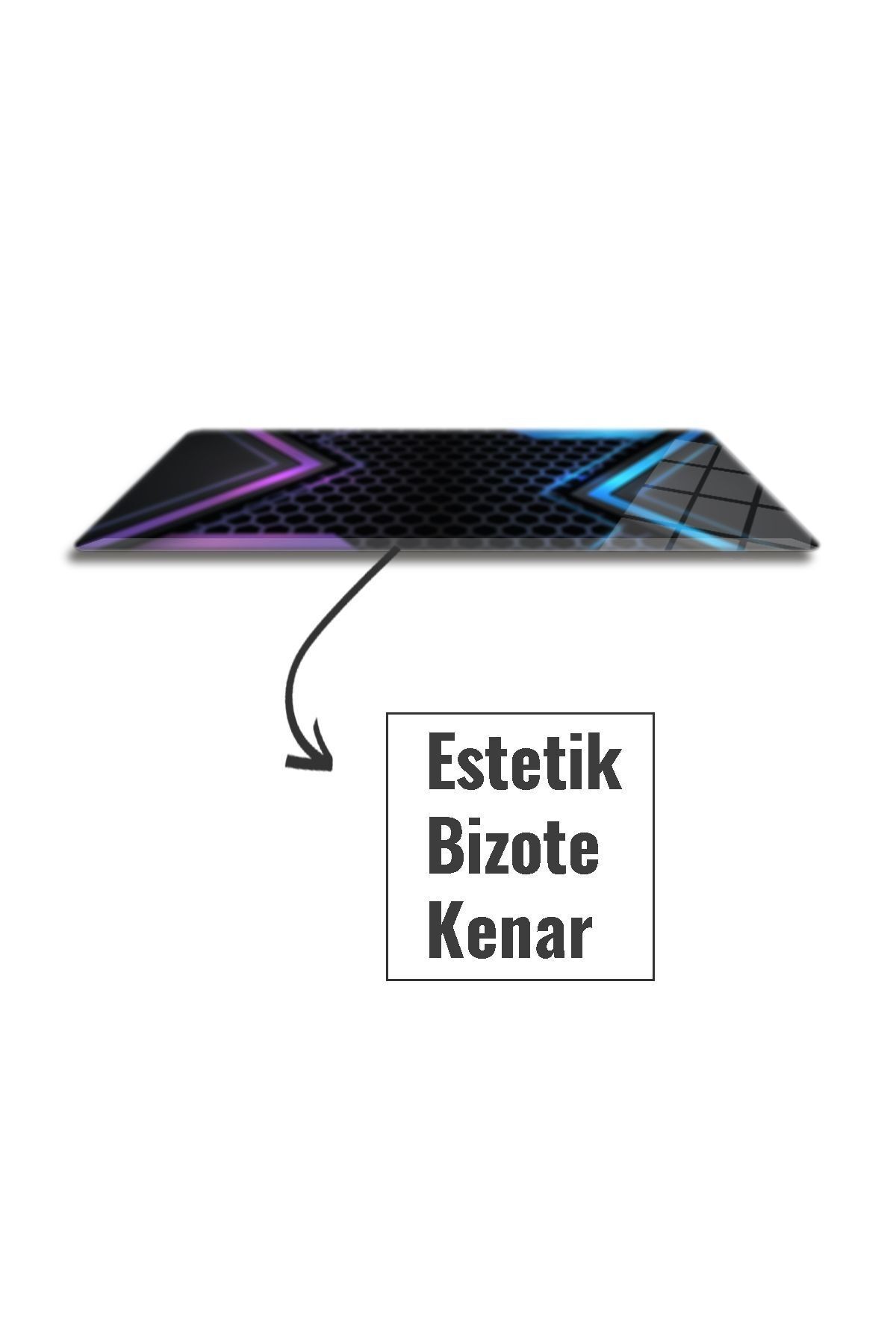 Cam Mouse Pad | Cam Masa Matı | Light Effect | Large | 40cm X 80cm