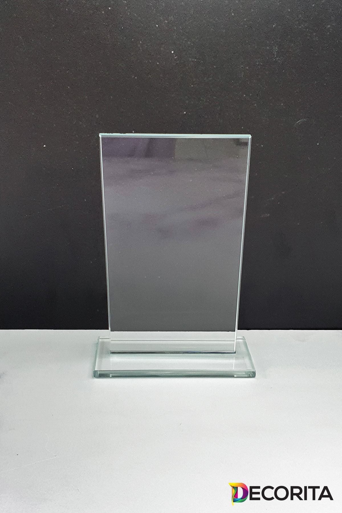 Plaket | Kristal Cam Plaket | Şekil-1 | Baskısız | 10'lu Takım