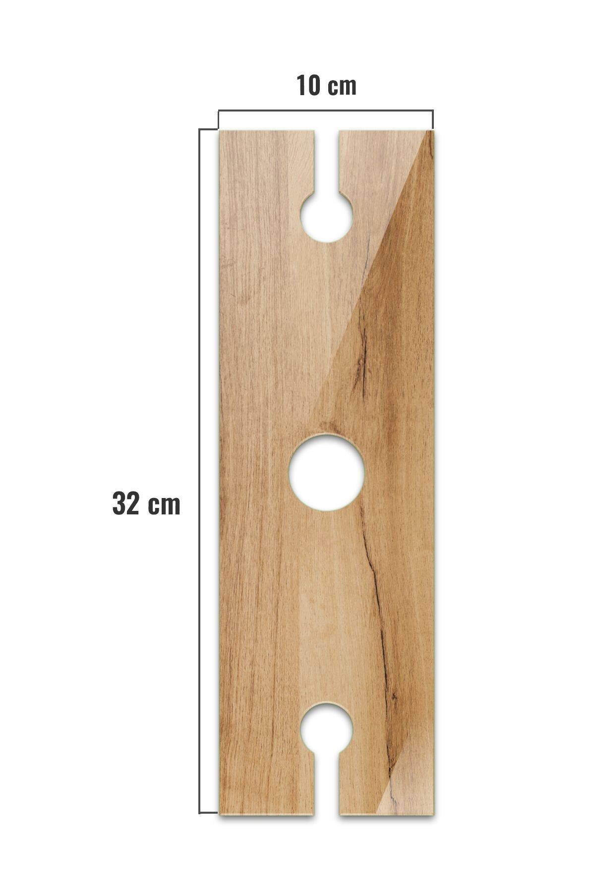 Cam Şarap Şişesi Ve Kadeh Tutucu | Bella | 10cm X 32cm