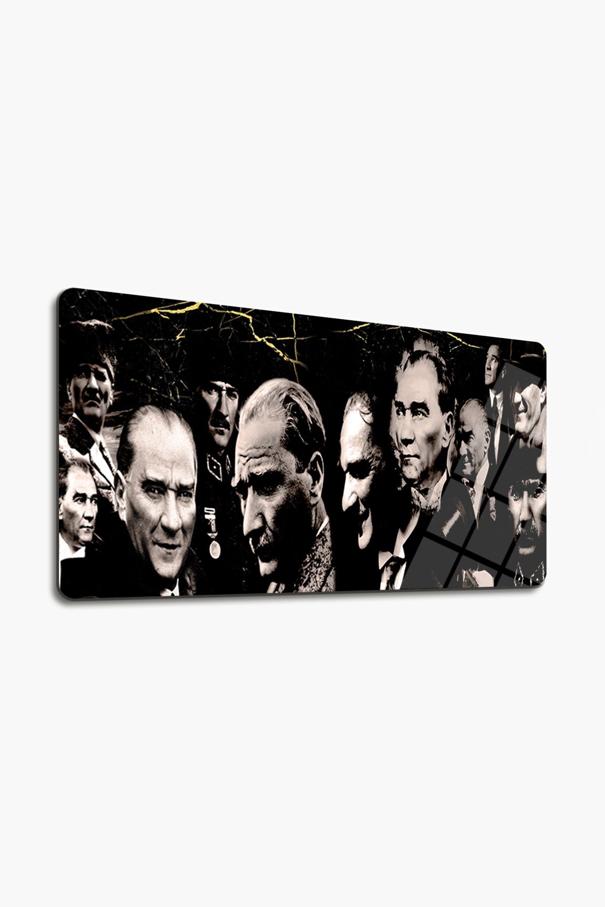 Cam Tablo | Atatürk Serisi | Karma Atatürk | 40cm x 80cm