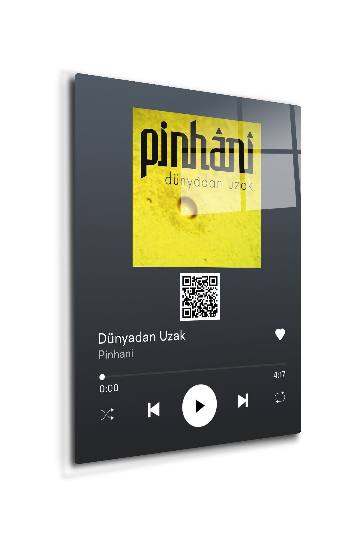 Youtube Barkodlu Cam Tablo | Pinhani - Dünyadan Uzak