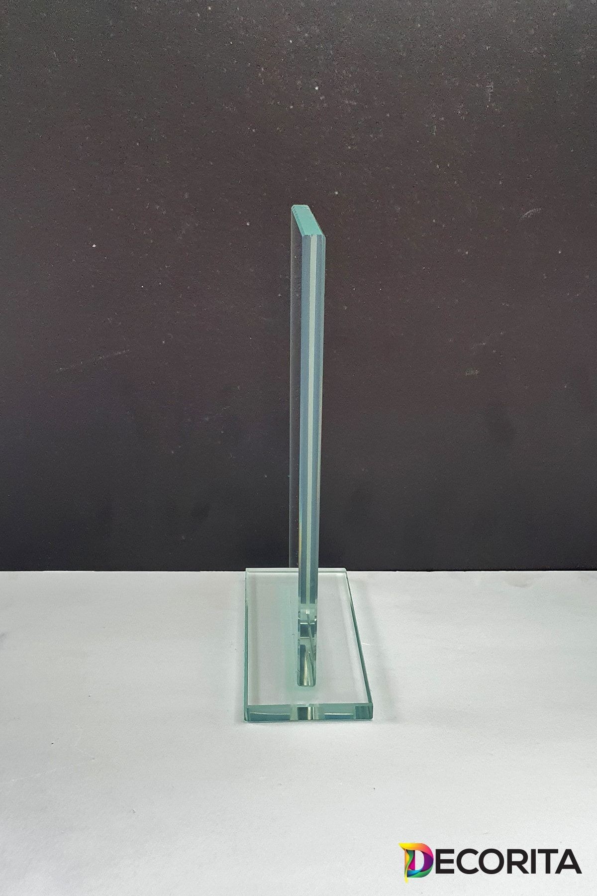 Plaket | Kristal Cam Plaket | Şekil-1 | Baskısız | 10'lu Takım