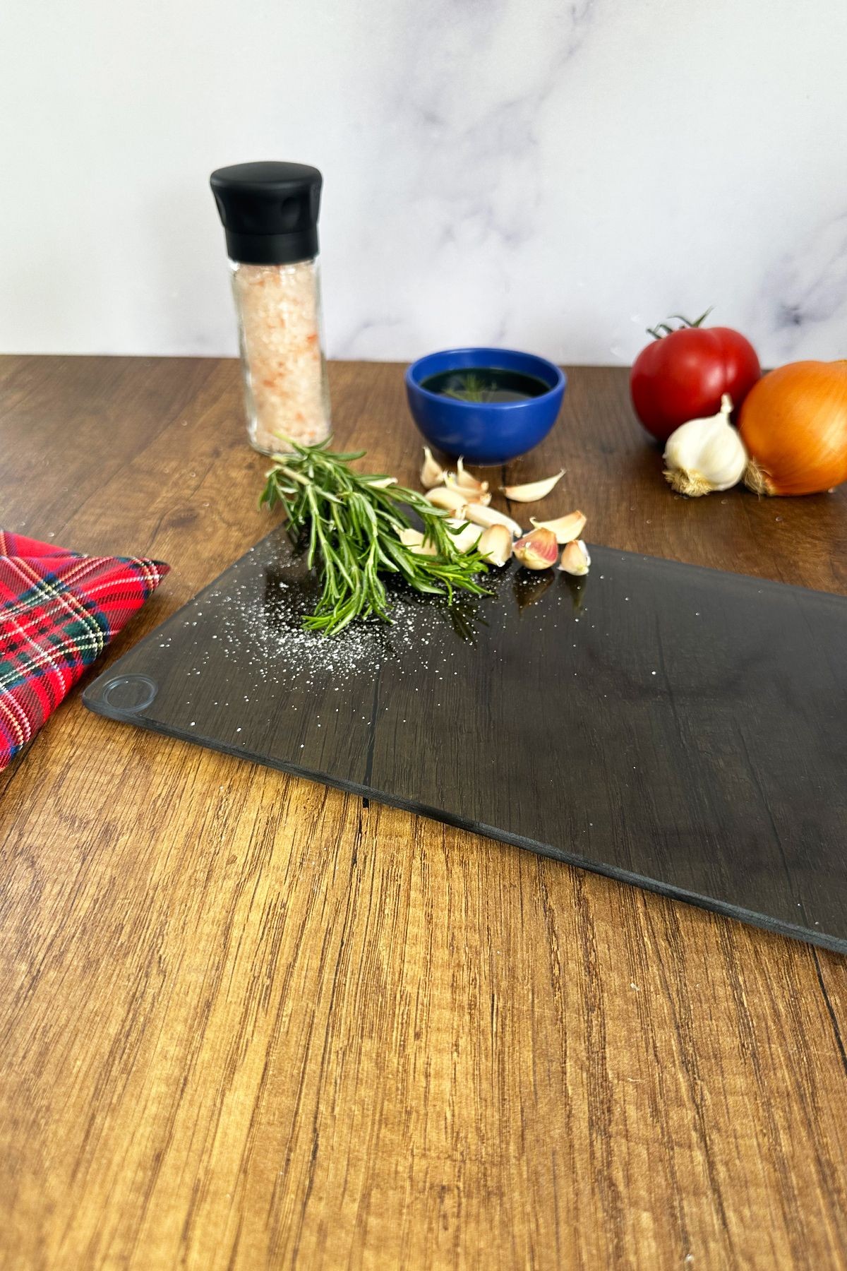 Cam Kesme Tahtası - Cam Kesme Tablası | Füme Cam | 17cm x 29cm