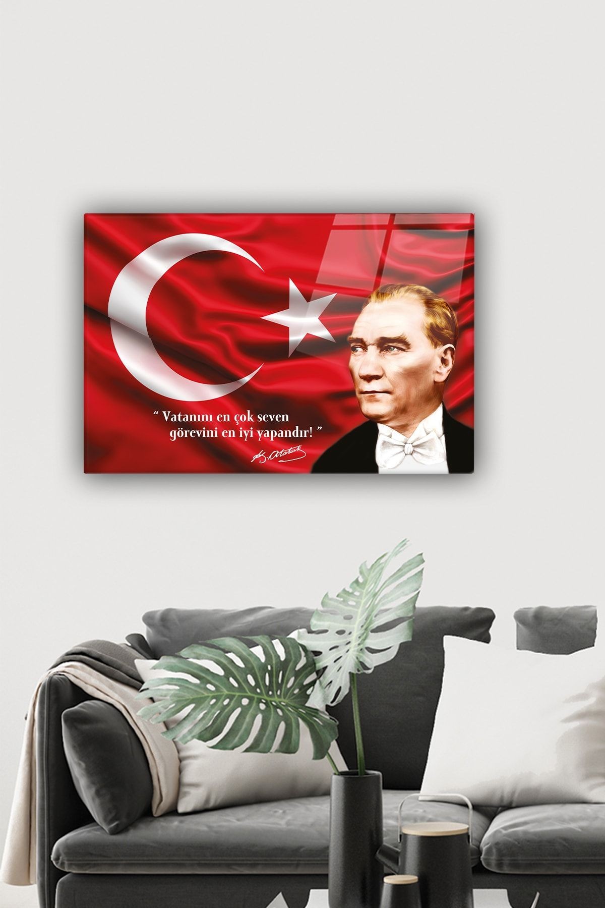 Cam Tablo | Atatürk Serisi | 3 | 40cm X 60cm