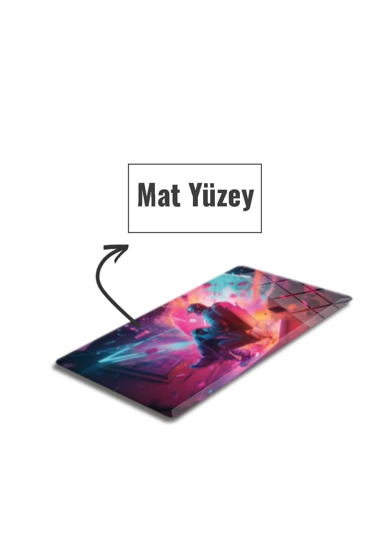 Cam Mouse Pad | Cam Masa Matı | Techno Boy |