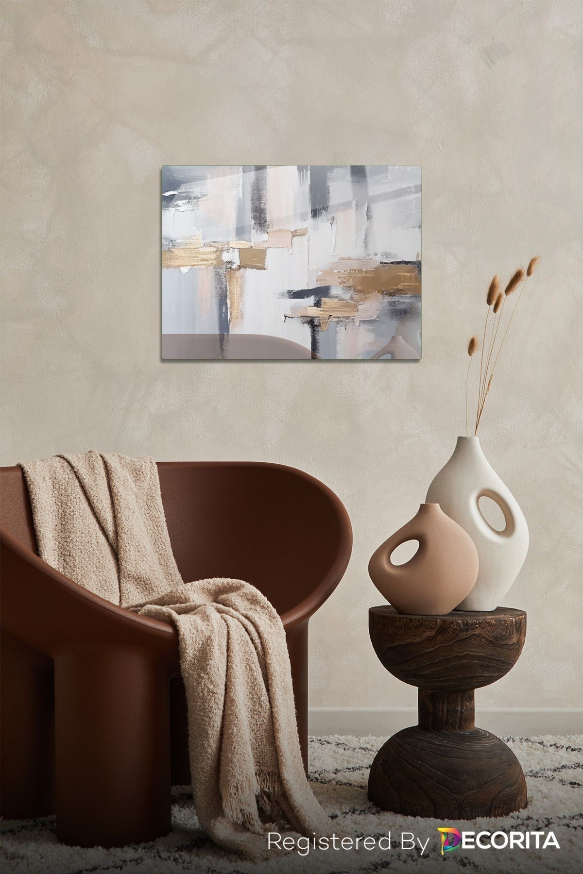 Cam Tablo | Romantik Seri | Kırık Pencere | 40cm x 60cm