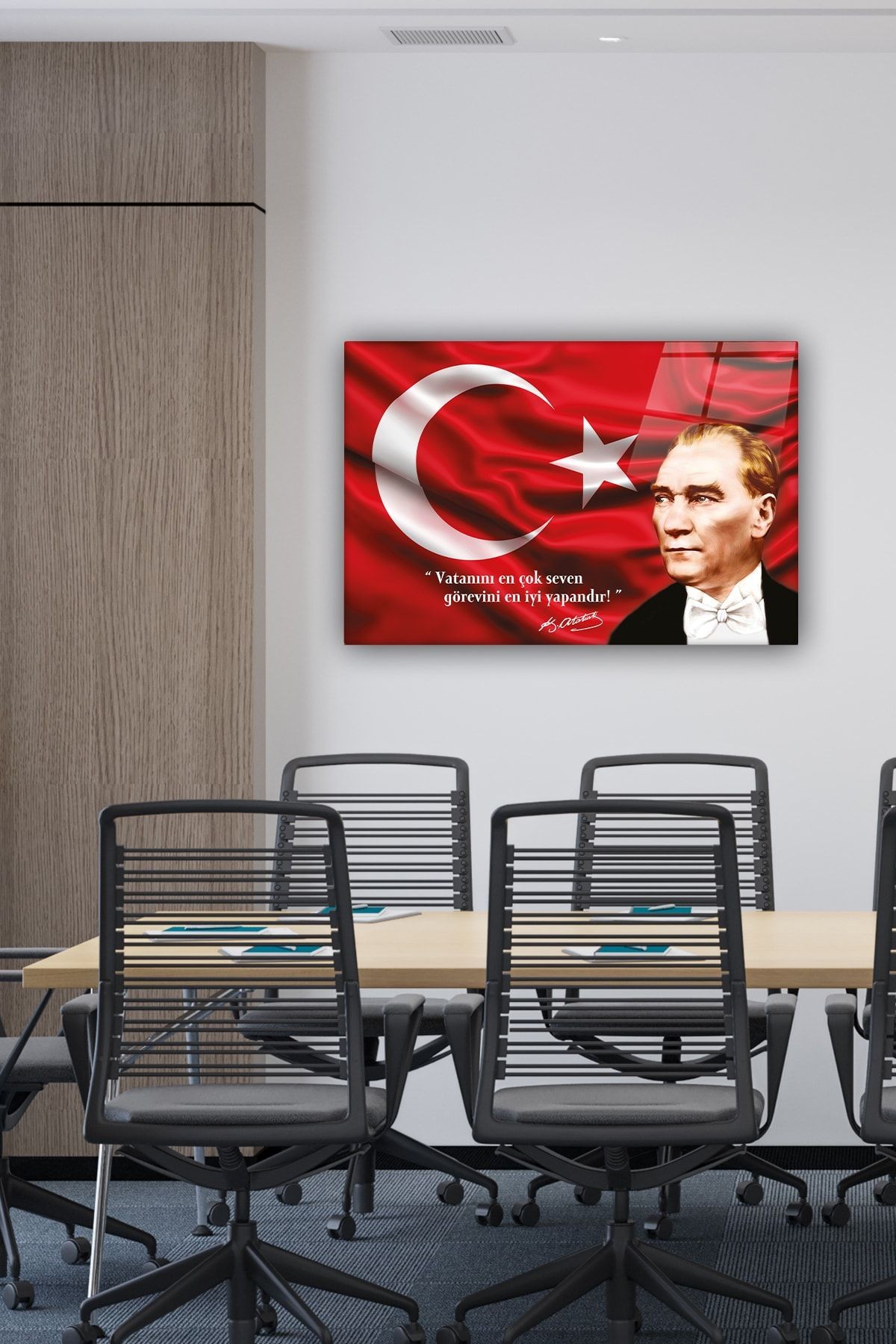 Cam Tablo | Atatürk Serisi | 3 | 40cm X 60cm