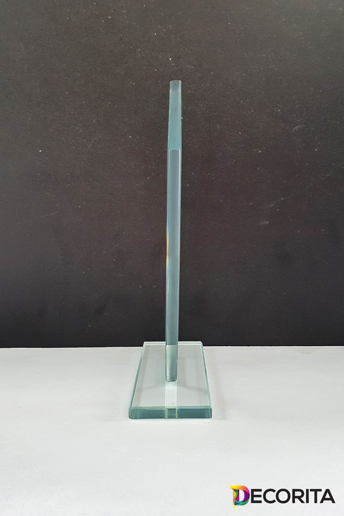 Plaket | Kristal Cam Plaket | Şekil-2 | Baskısız | 10'lu Takım