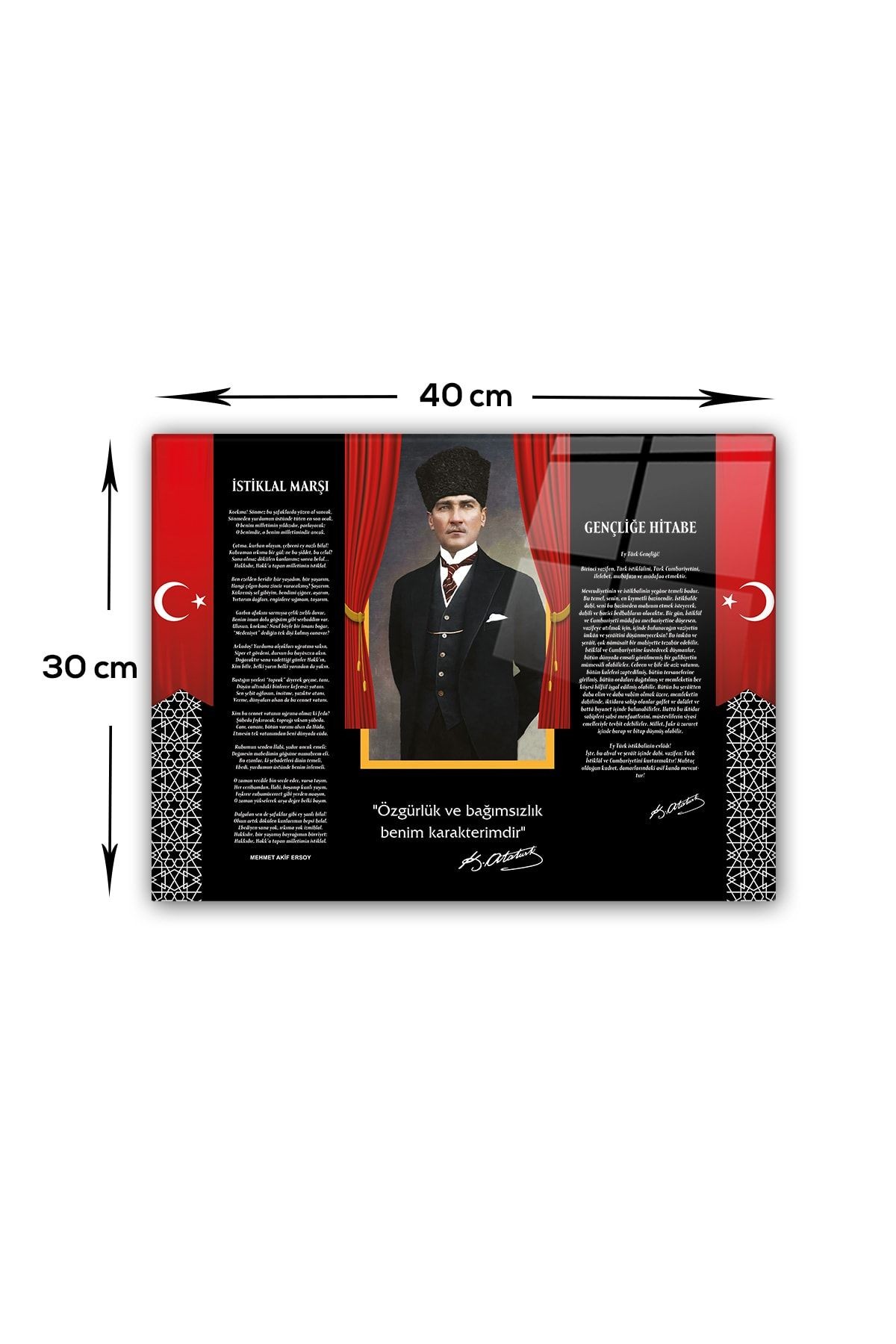 Cam Tablo | Atatürk Serisi | 5
