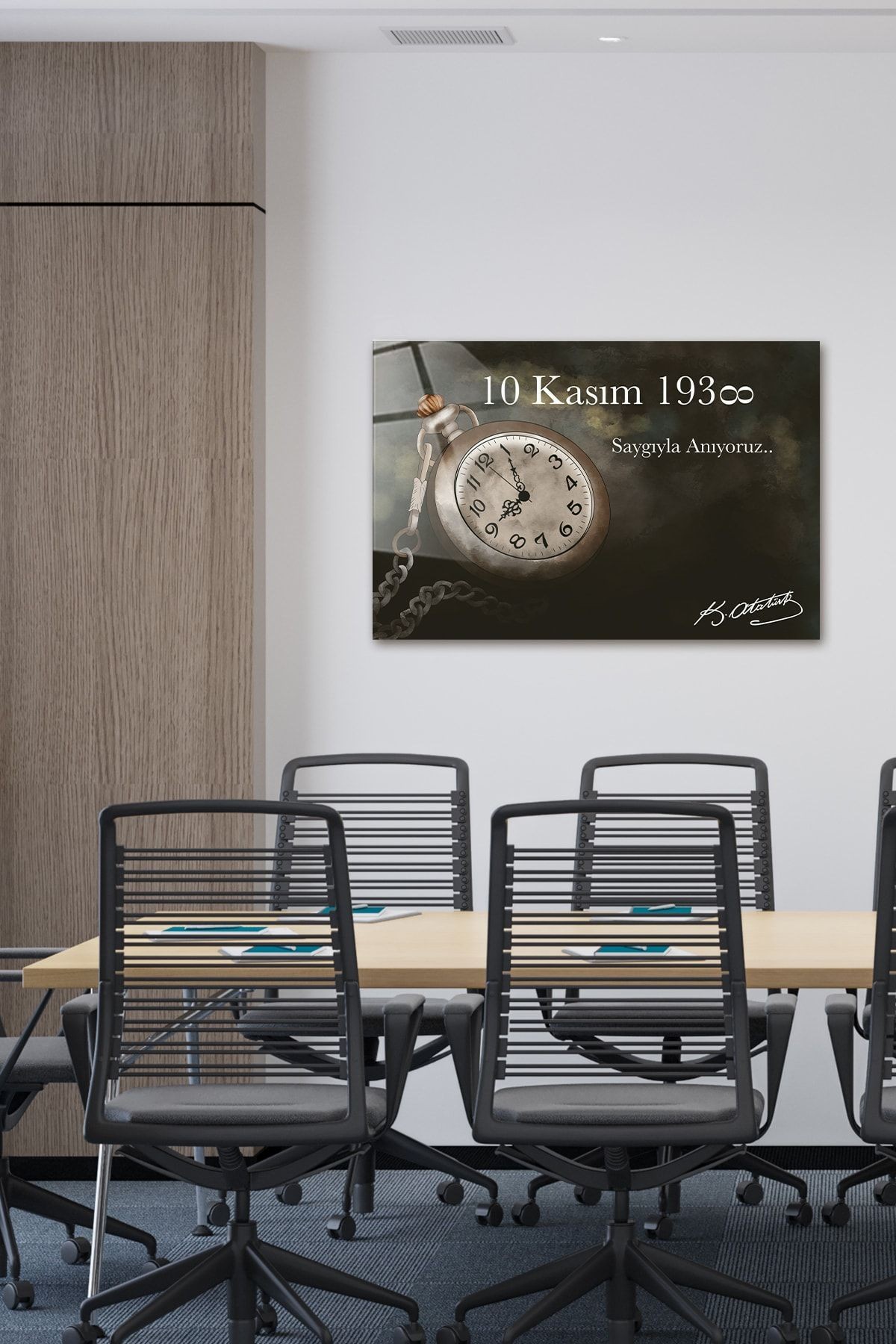 Atatürk | Cam Tablo | 10 Kasım 1938