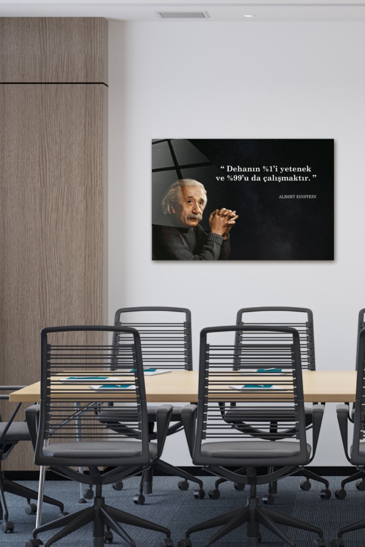 Einstein | Cam Tablo | Çalışmanın Önemi | 30cm X 40cm
