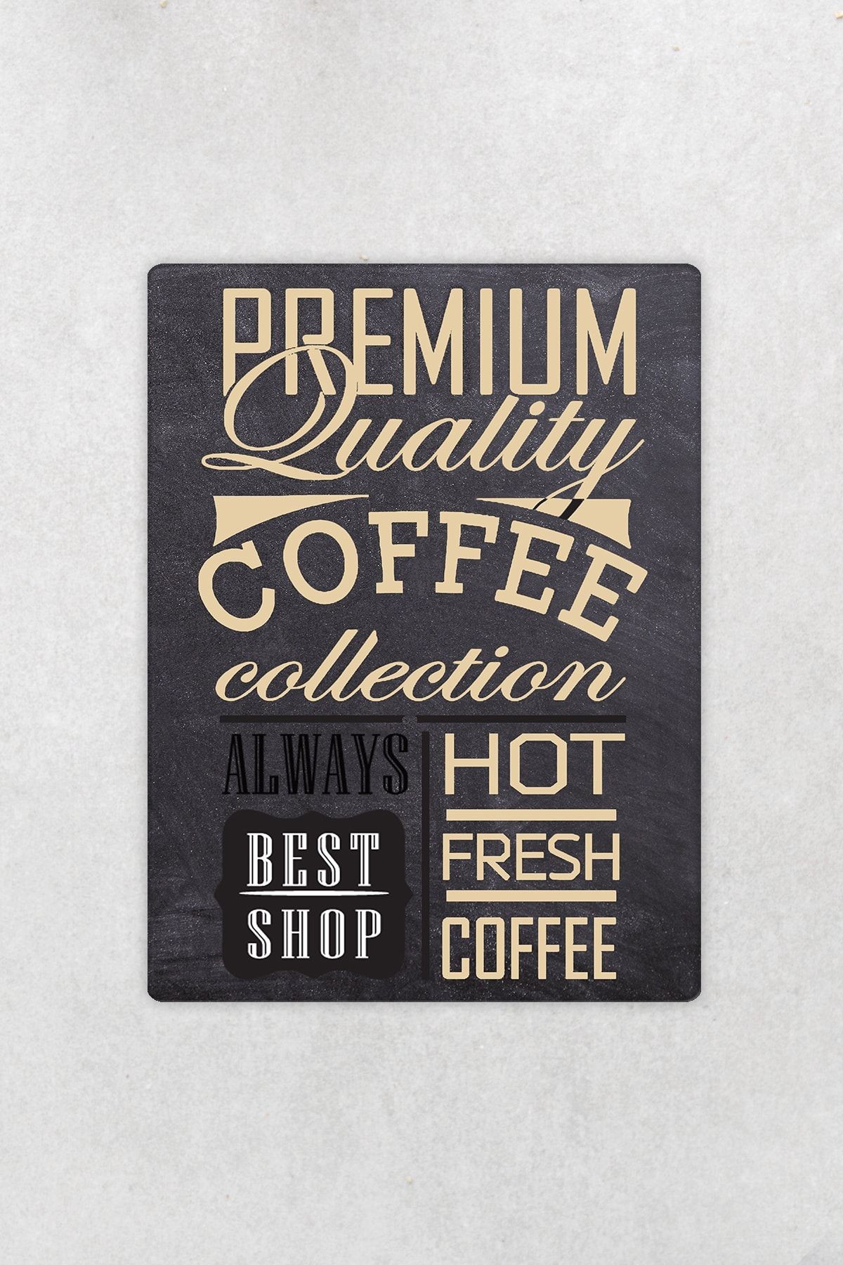 Coffee Collection | Cam Tablo - Kahve Köşesi Tablo | 30cm X 40cm