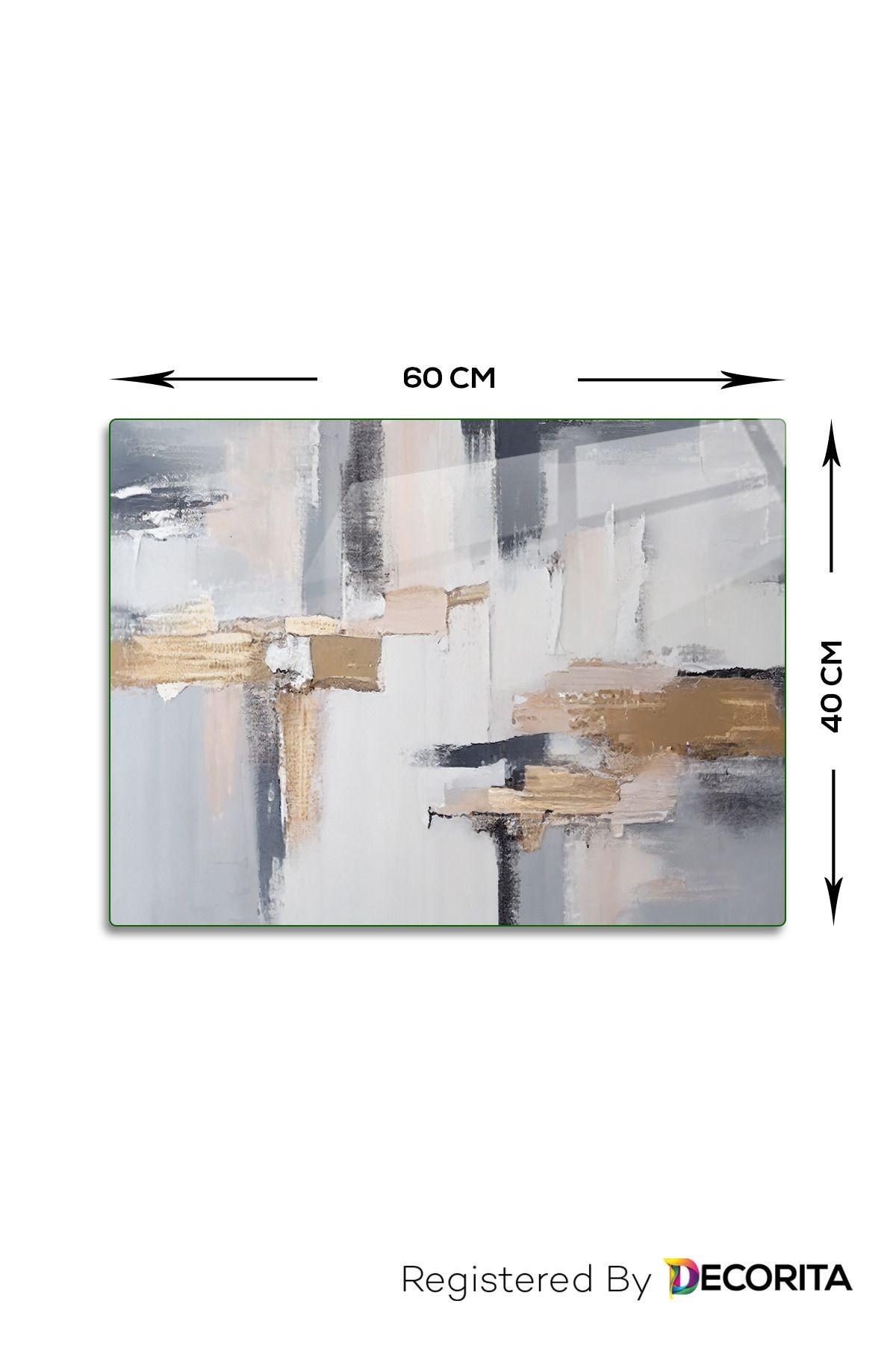 Cam Tablo | Romantik Seri | Kırık Pencere | 40cm x 60cm
