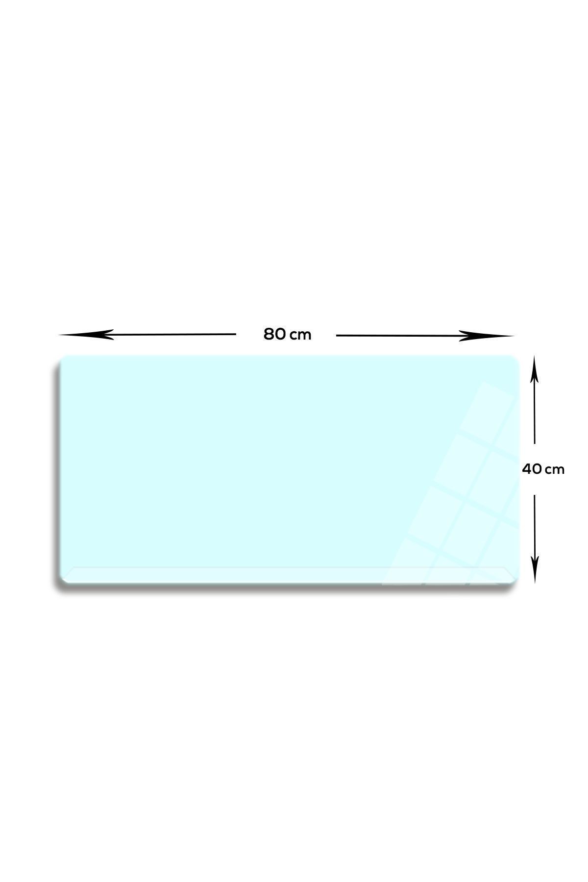 Cam Mouse Pad | Cam Masa Matı | Satina Cam | Large | 40cm X 80cm