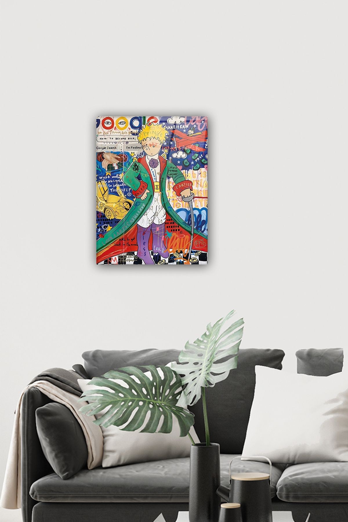 Cam Tablo | Popart Serisi | Küçük Prens |