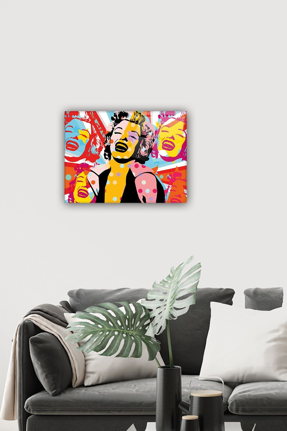 Cam Tablo | Popart Serisi | Marliyn Monroe |
