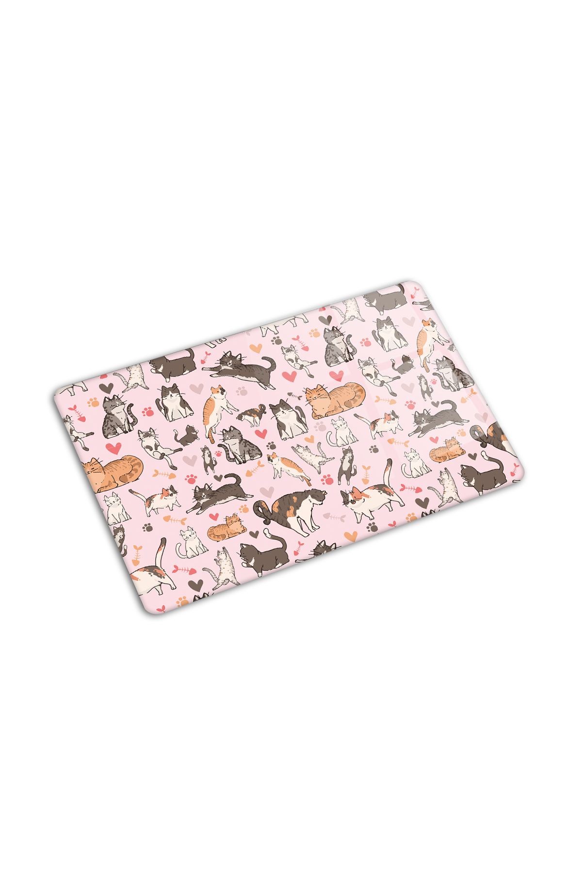 Cam Kesme Tahtası - Cam Kesme Tablası | Kedi Desenli | 20cm x 30cm