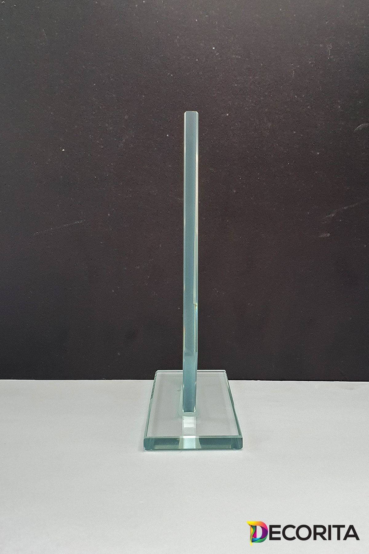 Plaket | Kristal Cam Plaket | Şekil-4 | Baskısız | 10'lu Takım