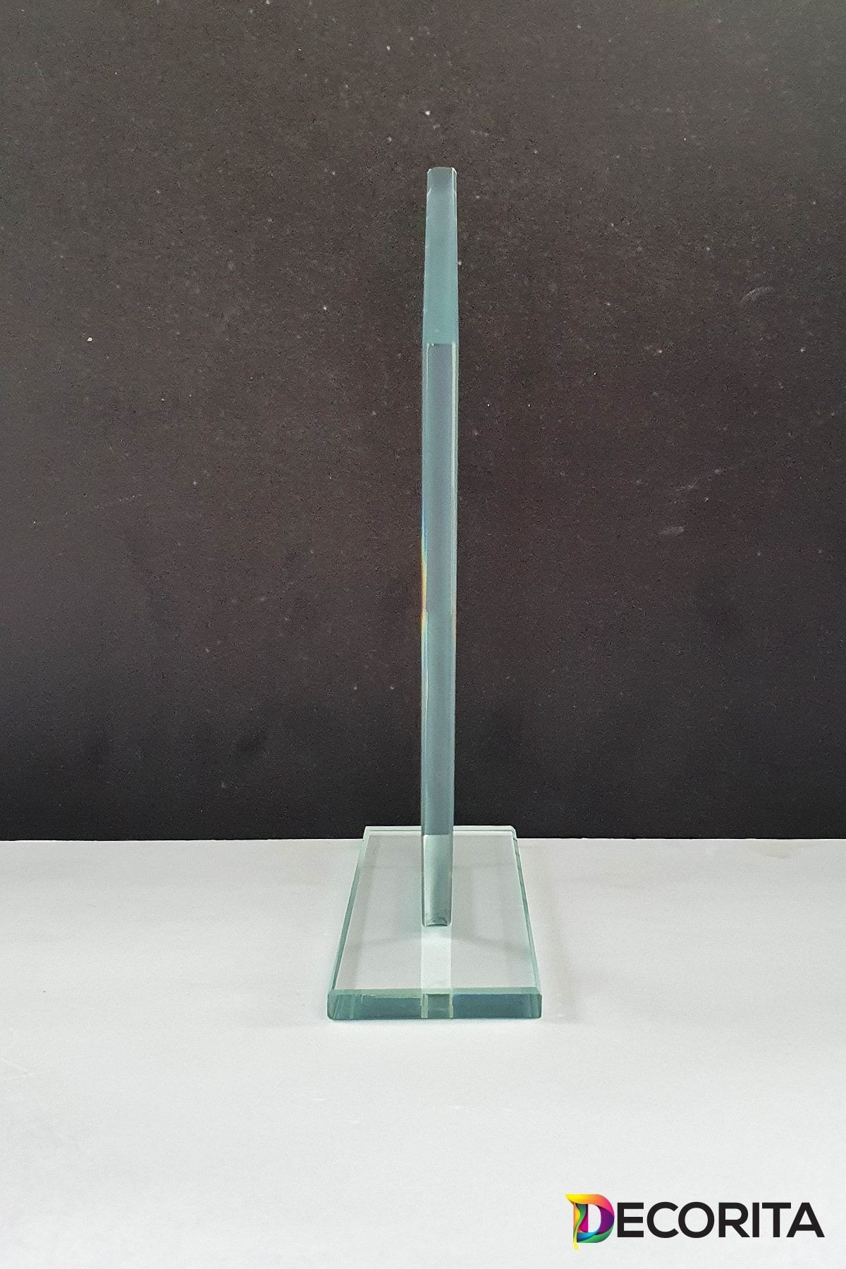 Plaket | Kristal Cam Plaket | Şekil-3 | Baskısız | 10'lu Takım