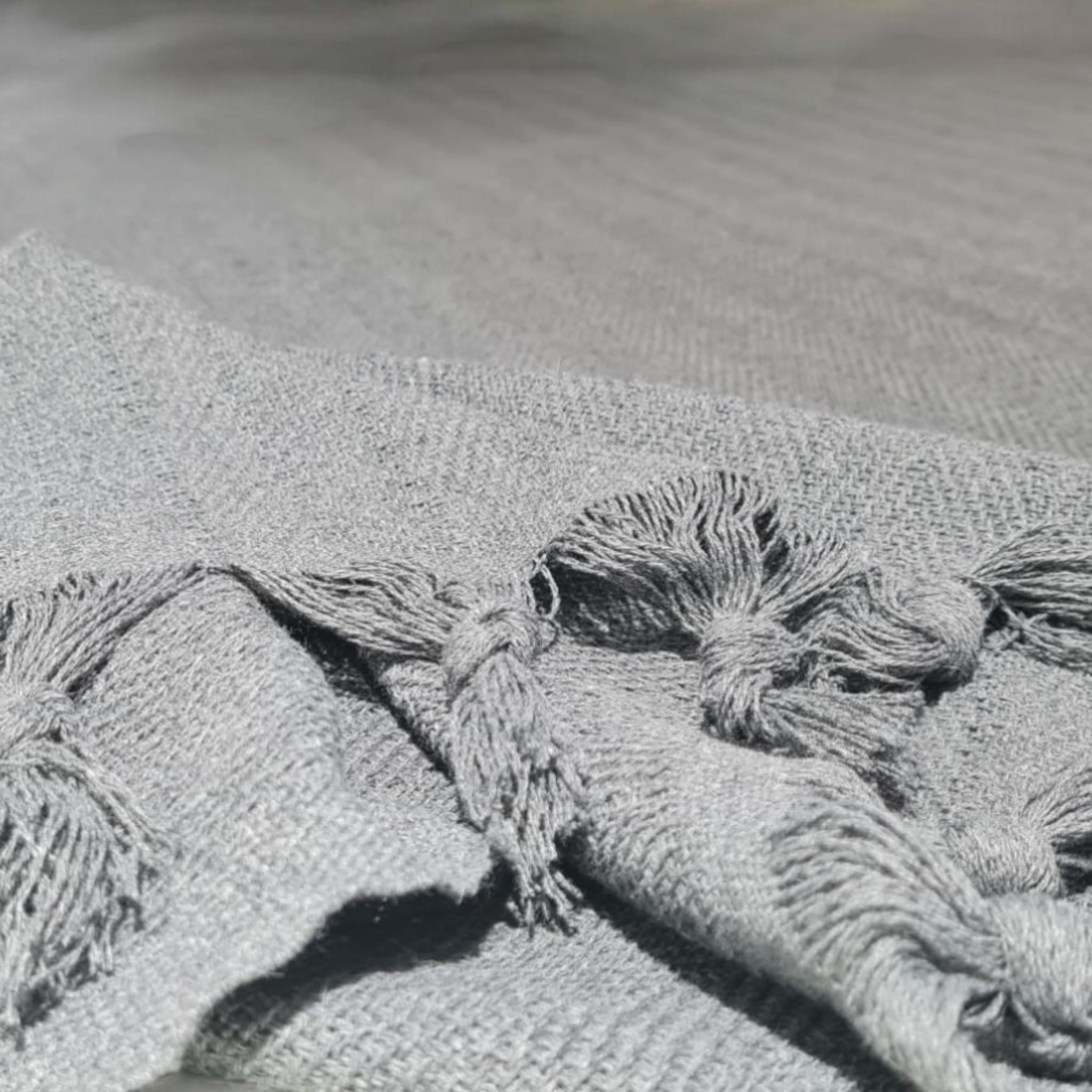 Hann Yalın Çift Kişilik Pike 200x230cm, Gri, %100 Pamuk, yumuşak dokulu
