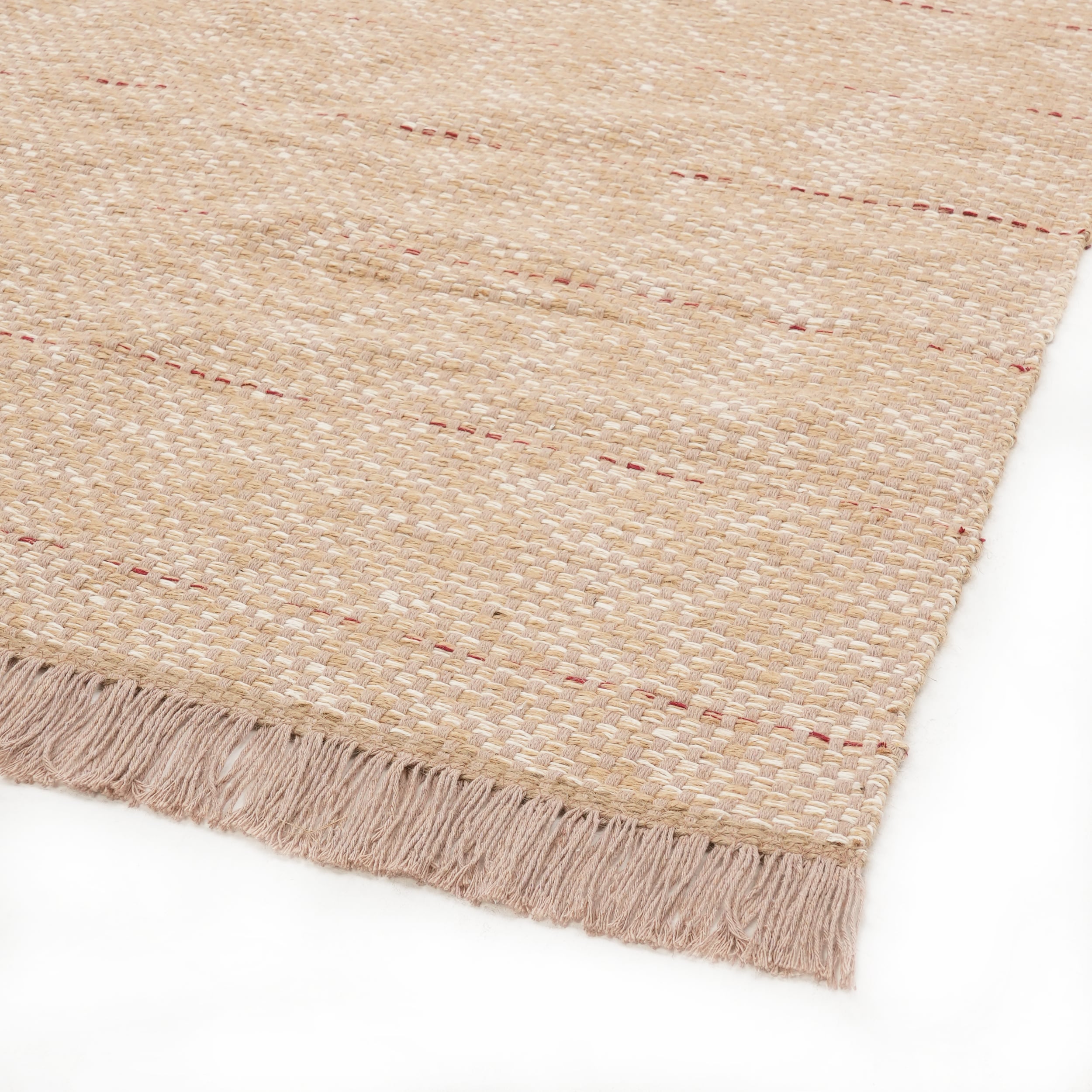 Jüt Kilim NEFES -Çizgi Bordo