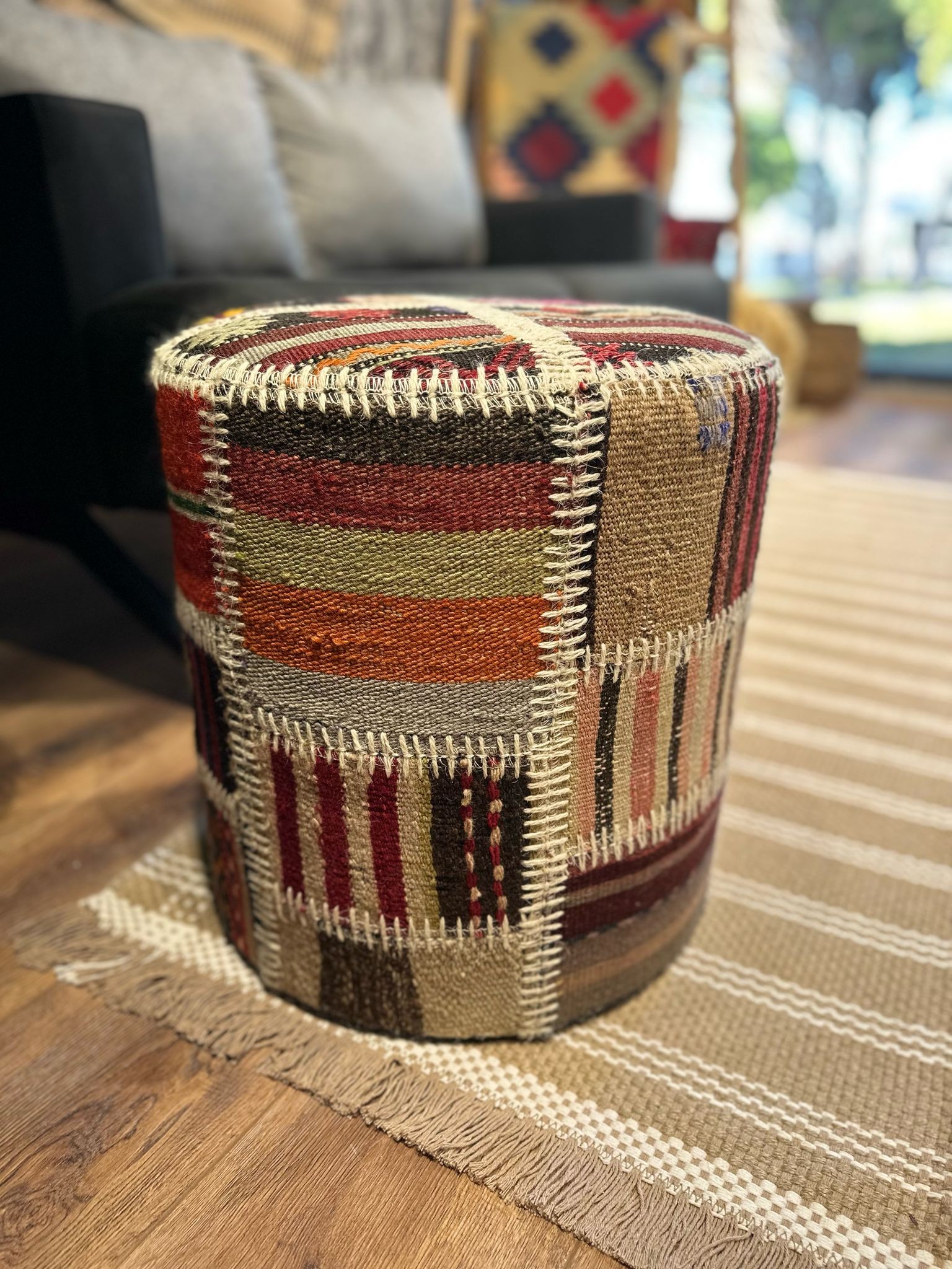 Patchwork Puf 015