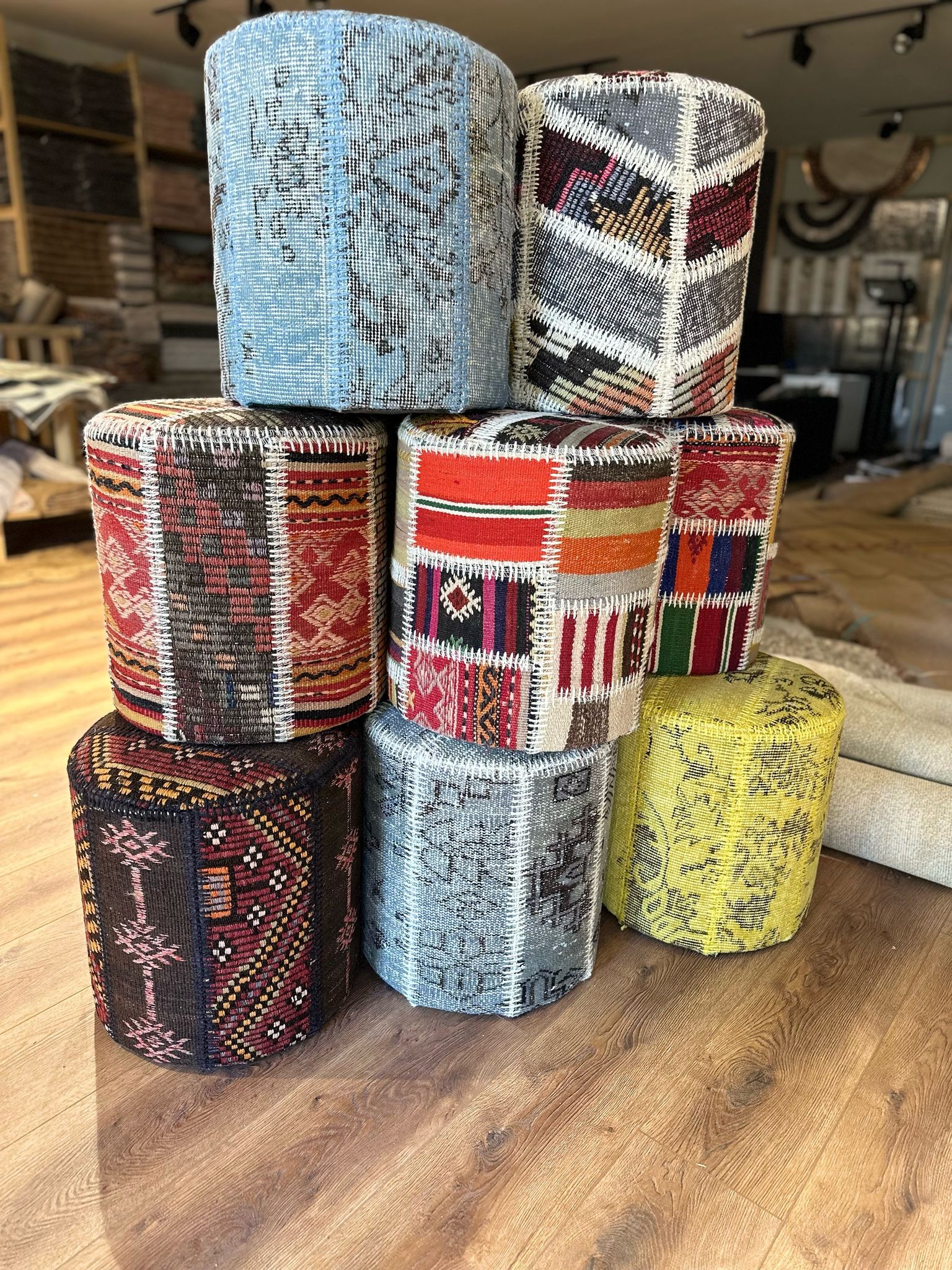 Patchwork Puf 008