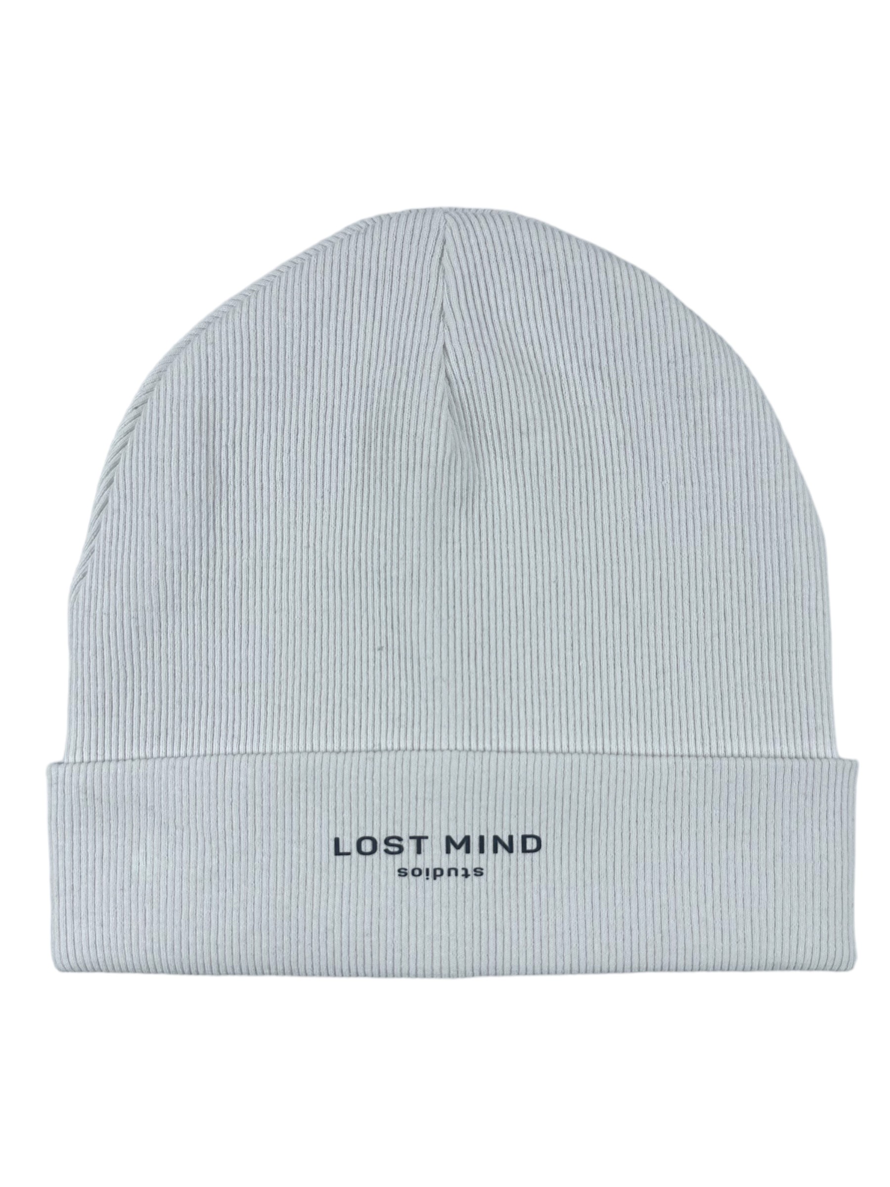 Lost Mind Minimal Logo Beanie - Kırık Beyaz
