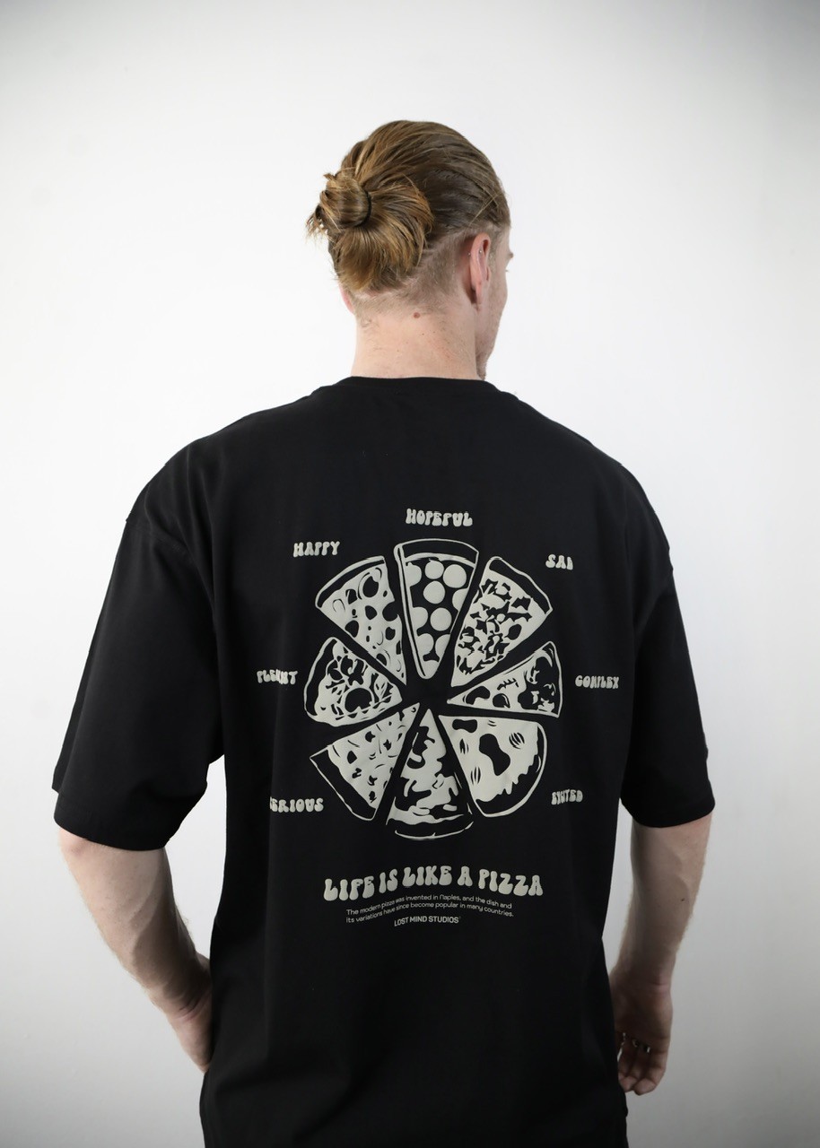 LMS Pizza Loose Fit T Shirt (LMT12)