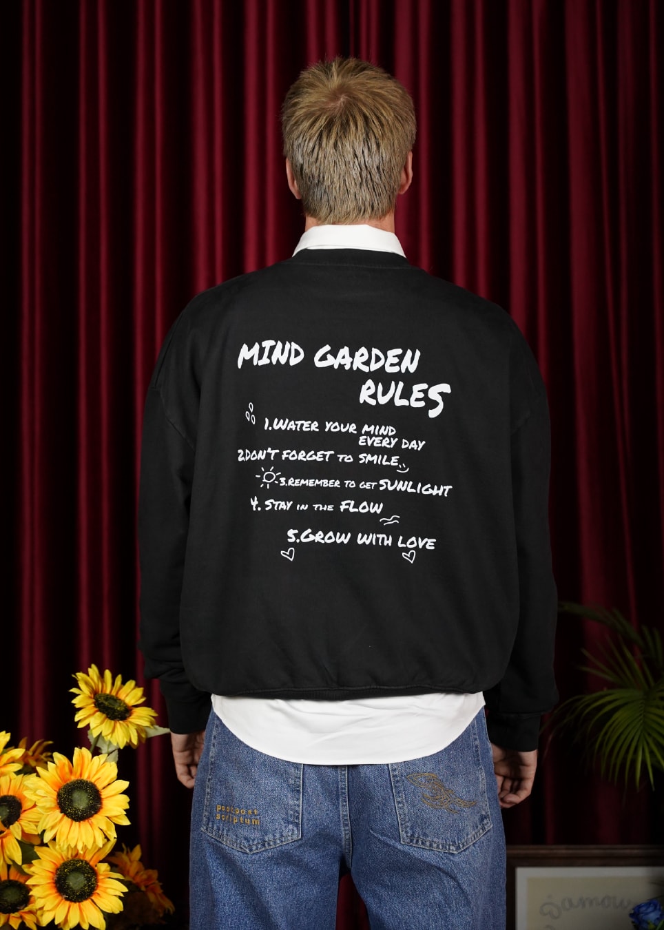 Garden Rules Oversize Premium Sweatshirt