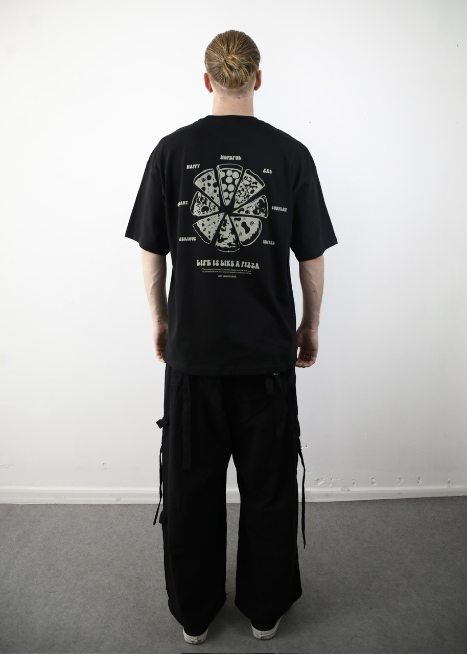 LMS Pizza Loose Fit T Shirt (LMT12)