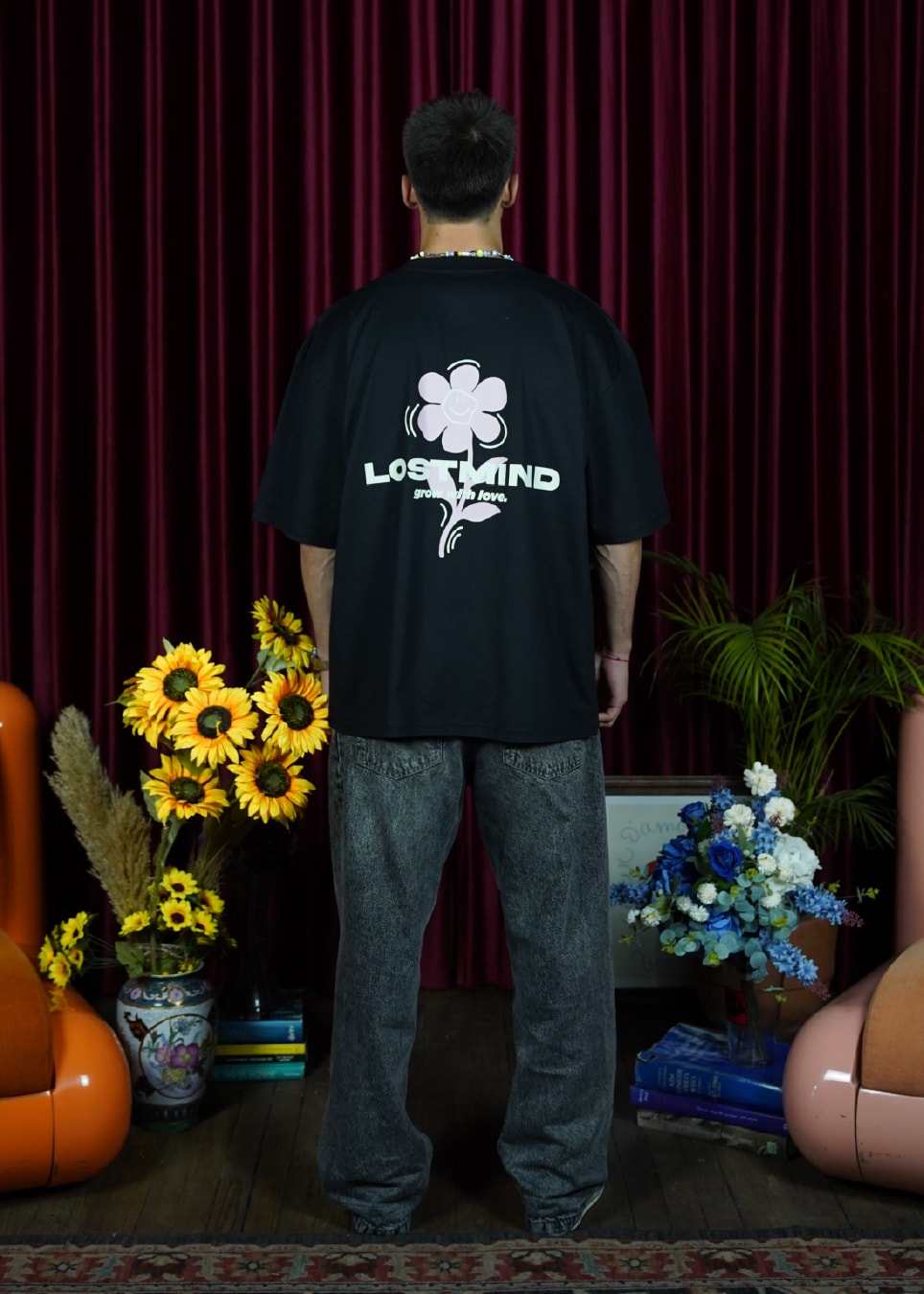 Flower Oversize T Shirt