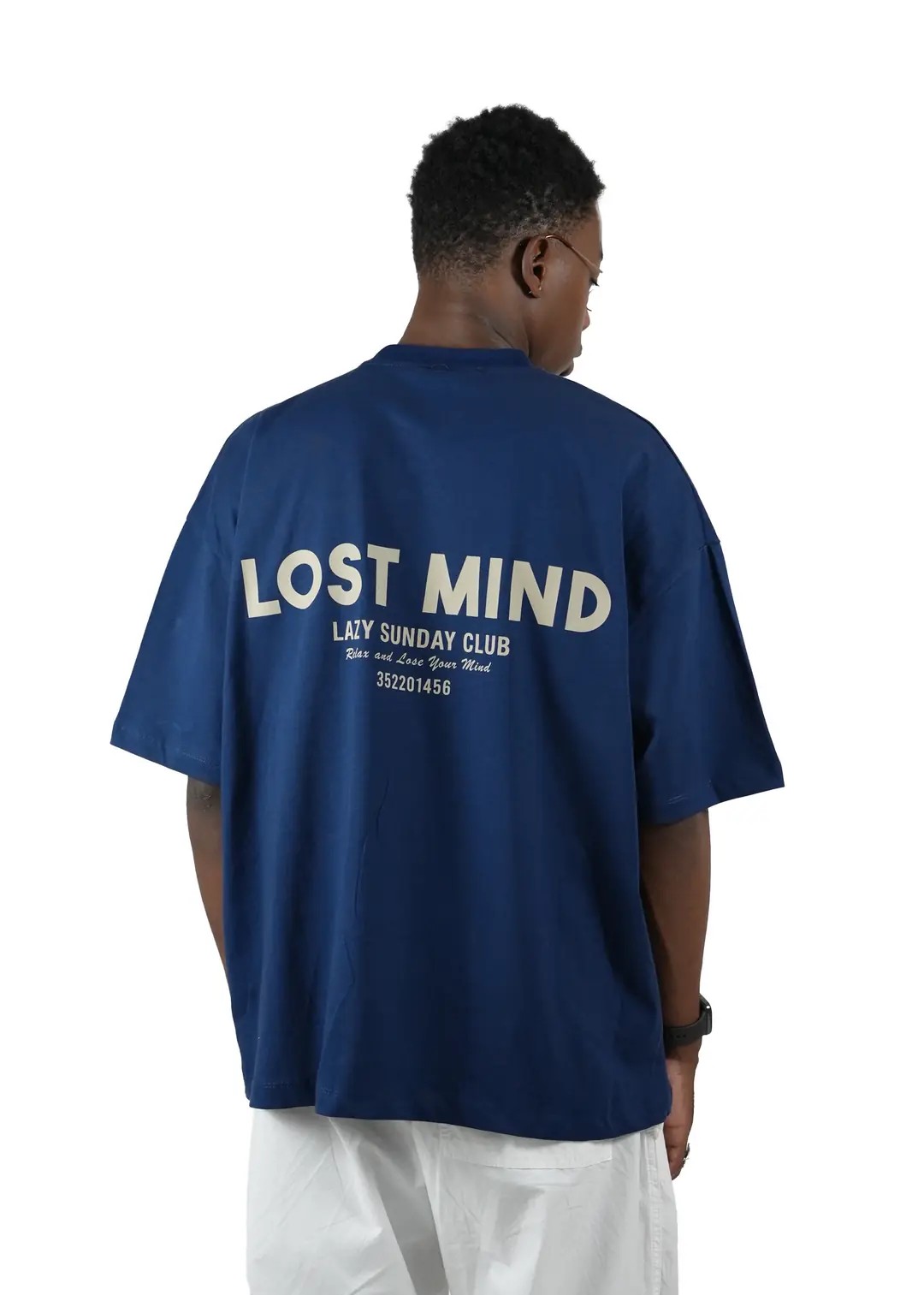 Lazy Sunday Club T Shirt - Koyu Lacivert