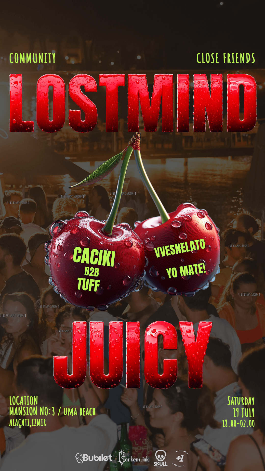 LOST MIND JUICY TICKET 1.AVANTAJLI DÖNEM (ÇİFT KİŞİLİK)